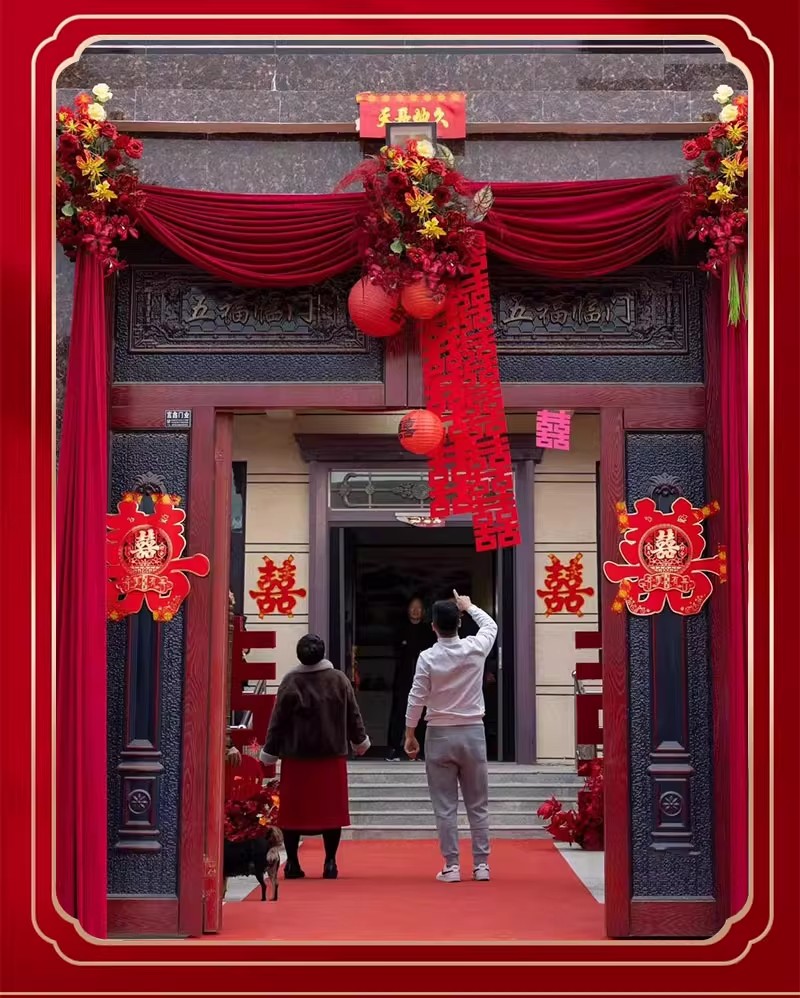 農(nóng)村庭院子自建房屋布幔