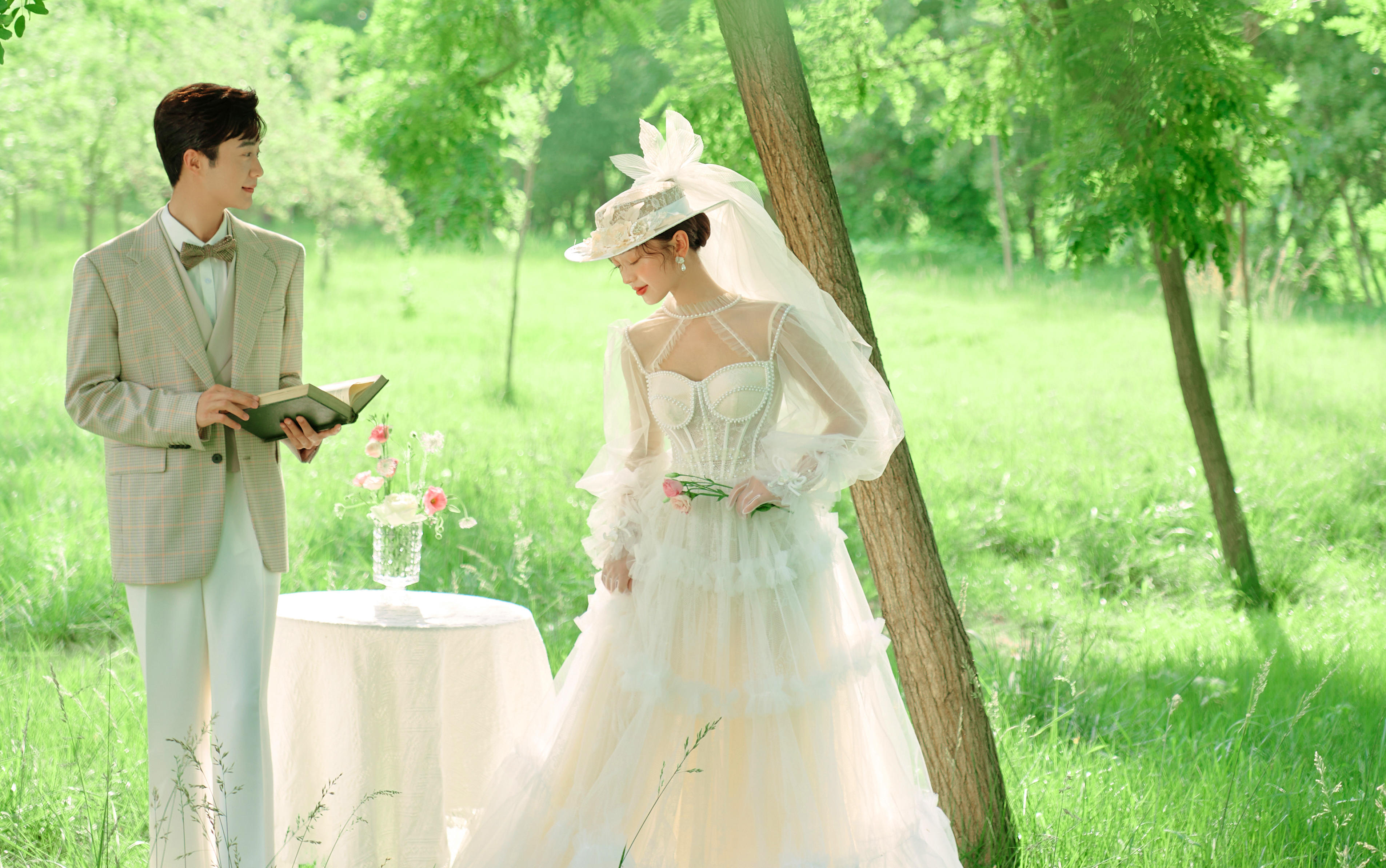 【施华洛摄影】绿野仙踪森系法式婚纱照💞