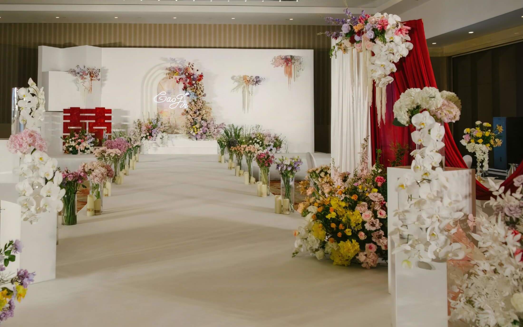 简约明亮白色系婚礼