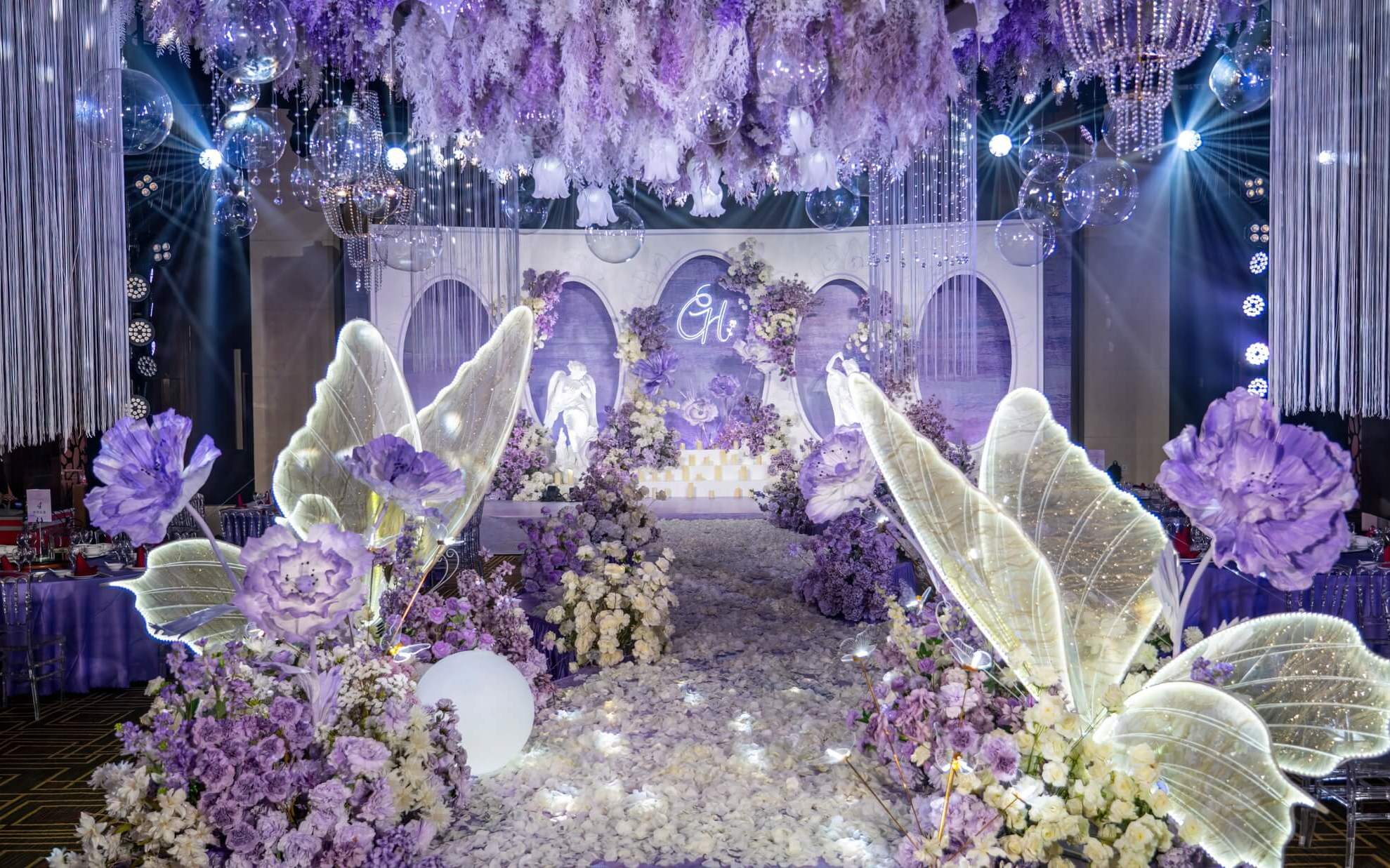 ＭＥＭＯ美慕|小众紫色婚礼
