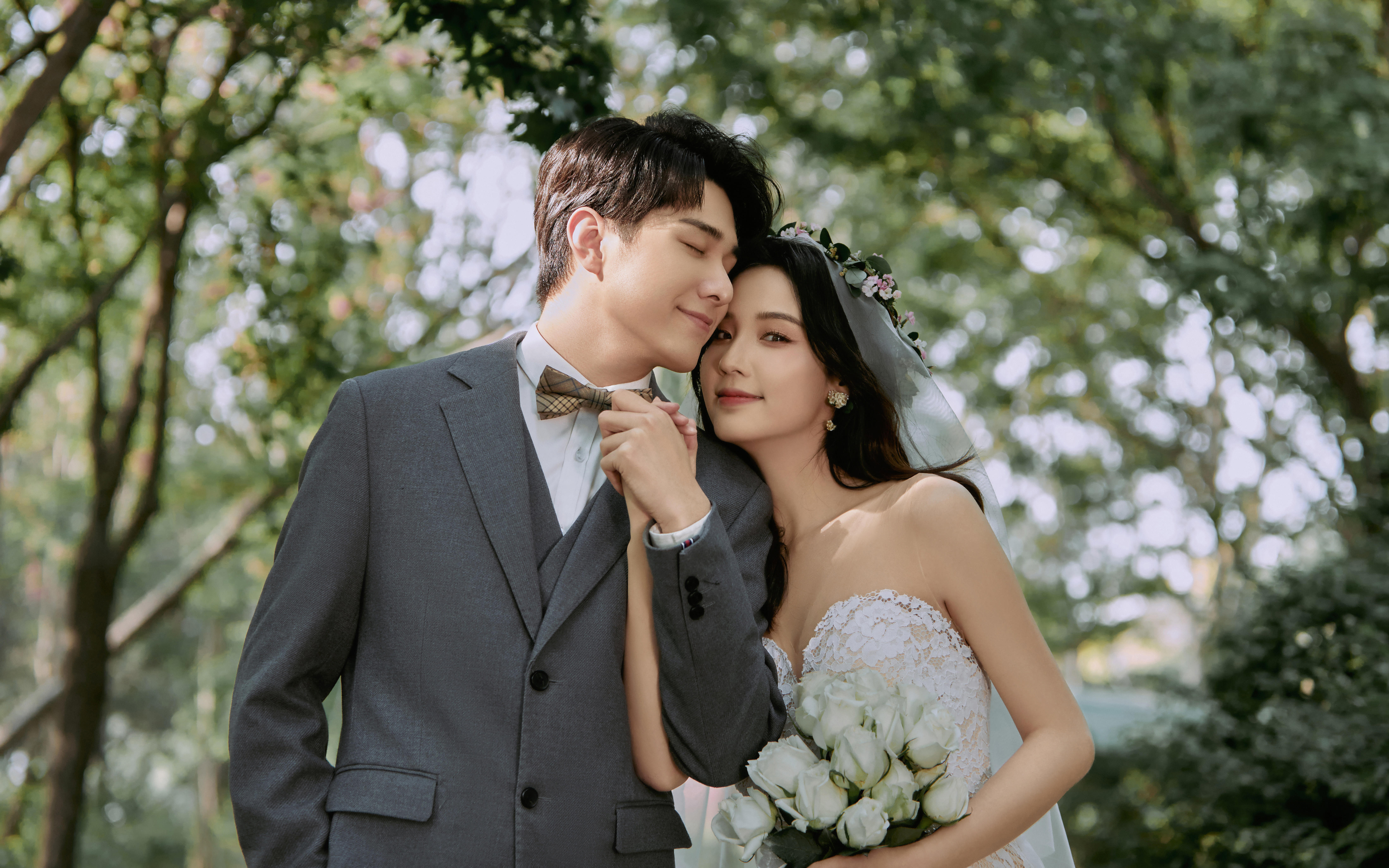 【施华洛摄影】治愈系森系树林婚纱照🍃