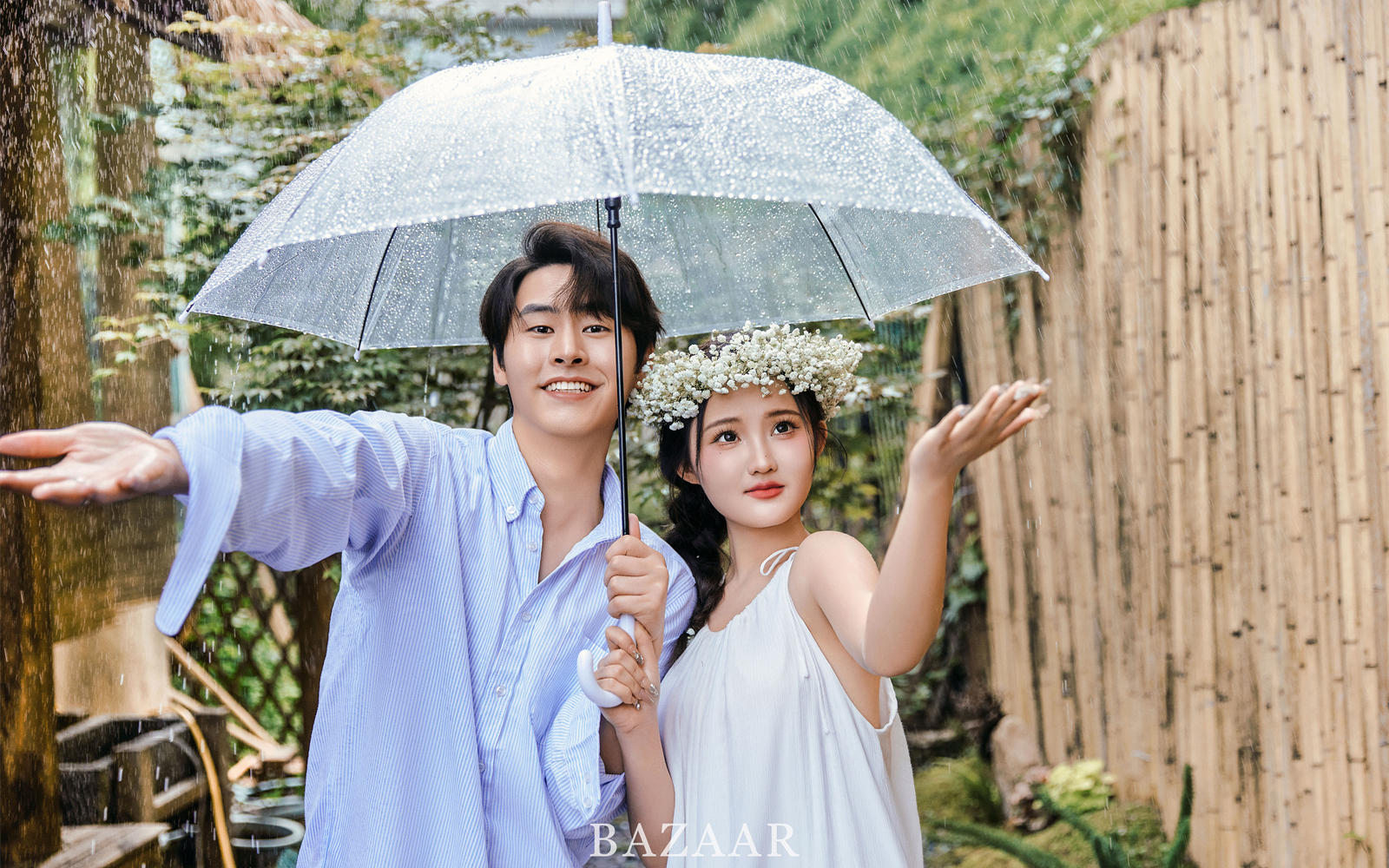 春日的 记忆就从这套韩式婚纱照开启