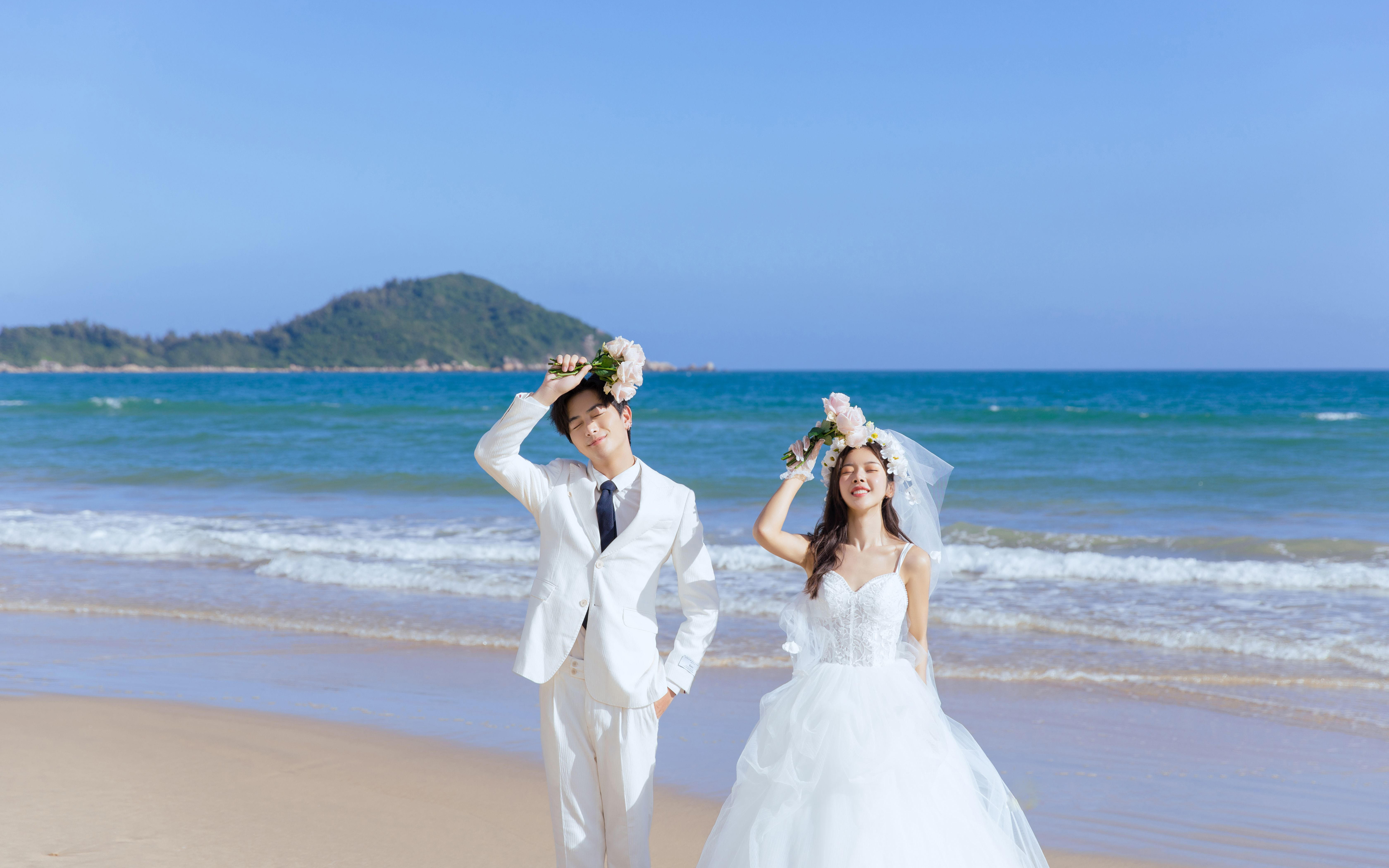這才是海邊婚紗照的正確打開(kāi)方式呀