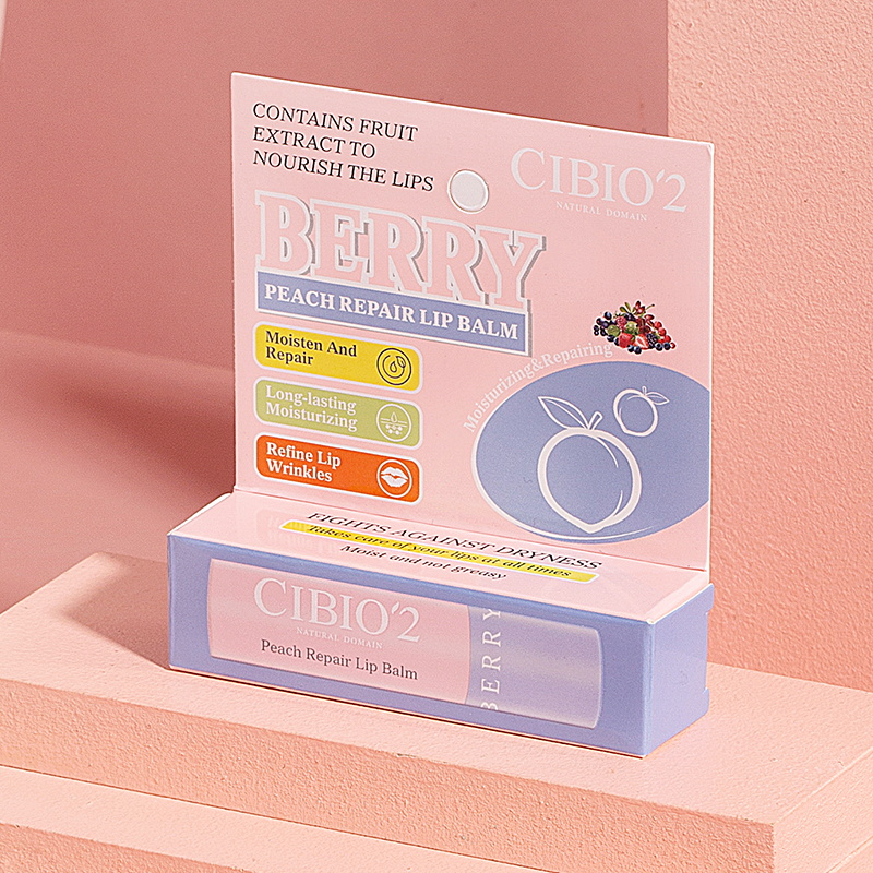 Cibio2/希蓓欧 蜜桃修护润唇膏3.5g
