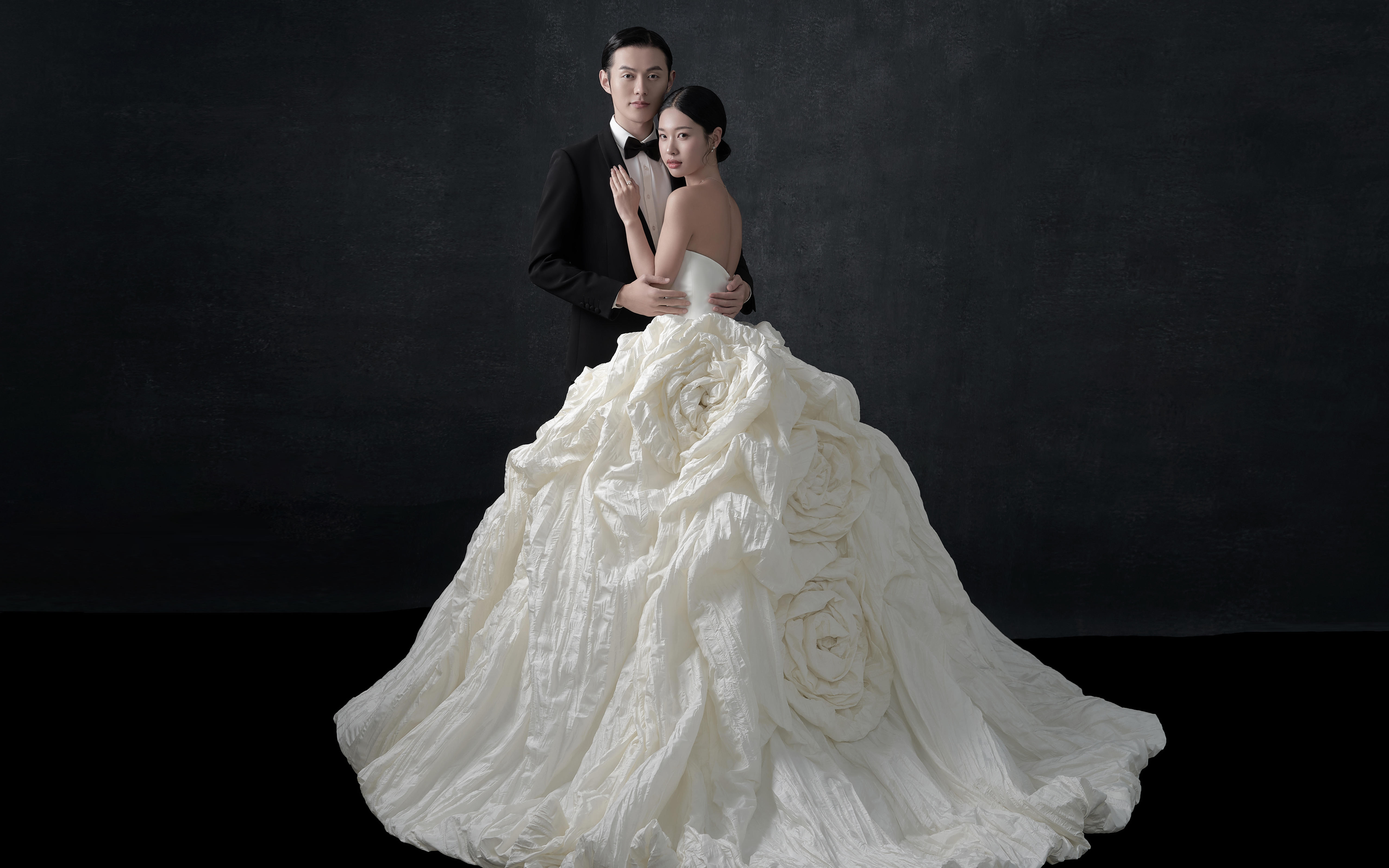 高级与温柔并存❤婚纱照永远的经典