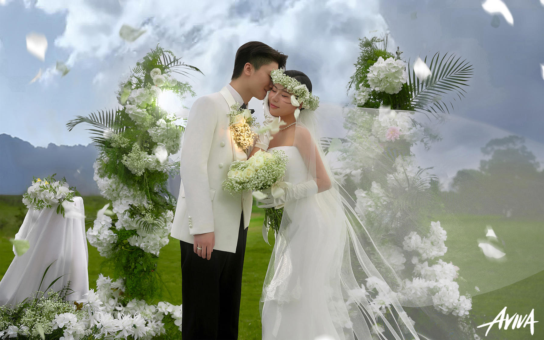 【真實(shí)客片】草坪婚紗照丨謝榮&陳小一