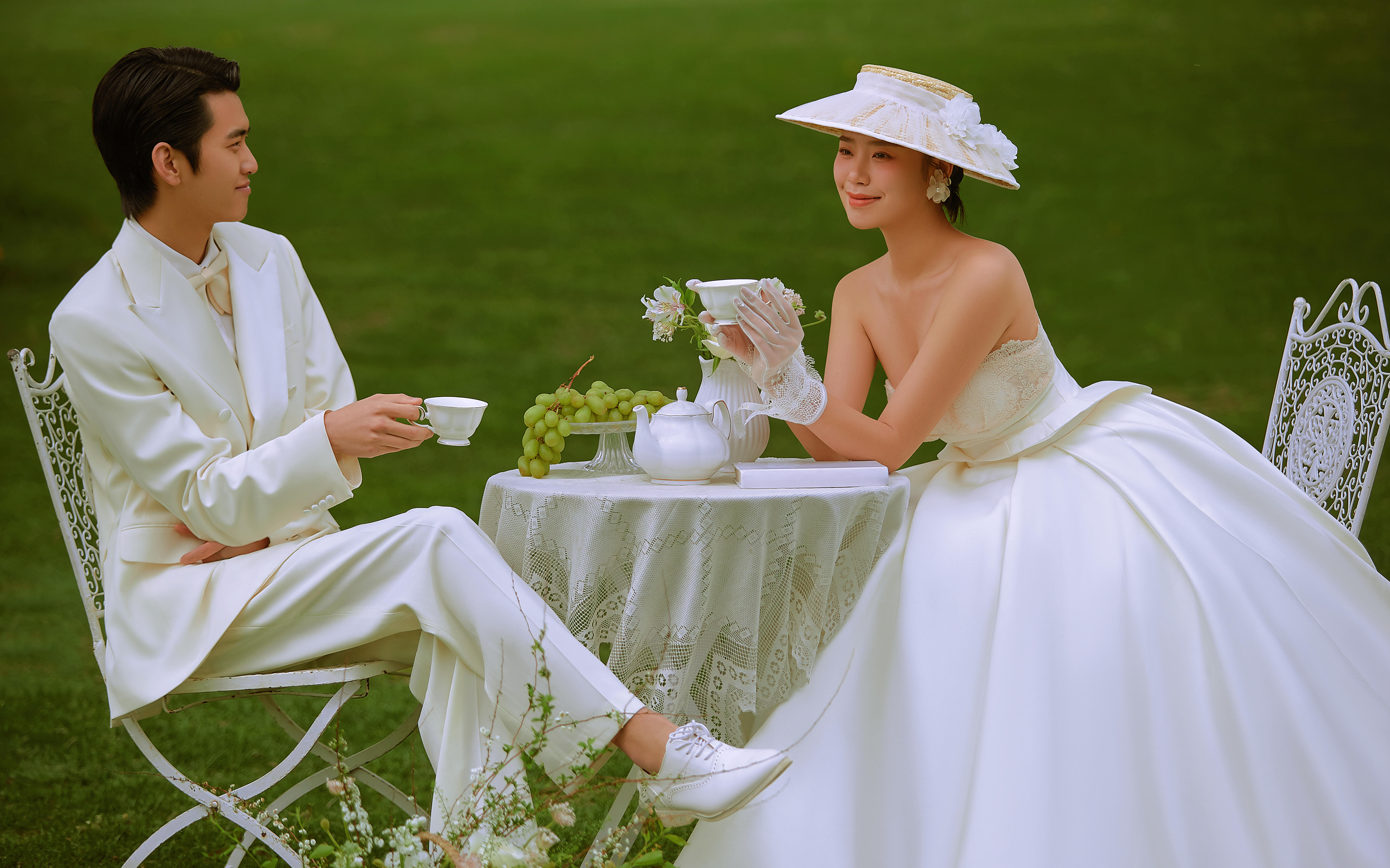 【法式印象】闯进油画里的婚纱照，浪漫到犯规💐