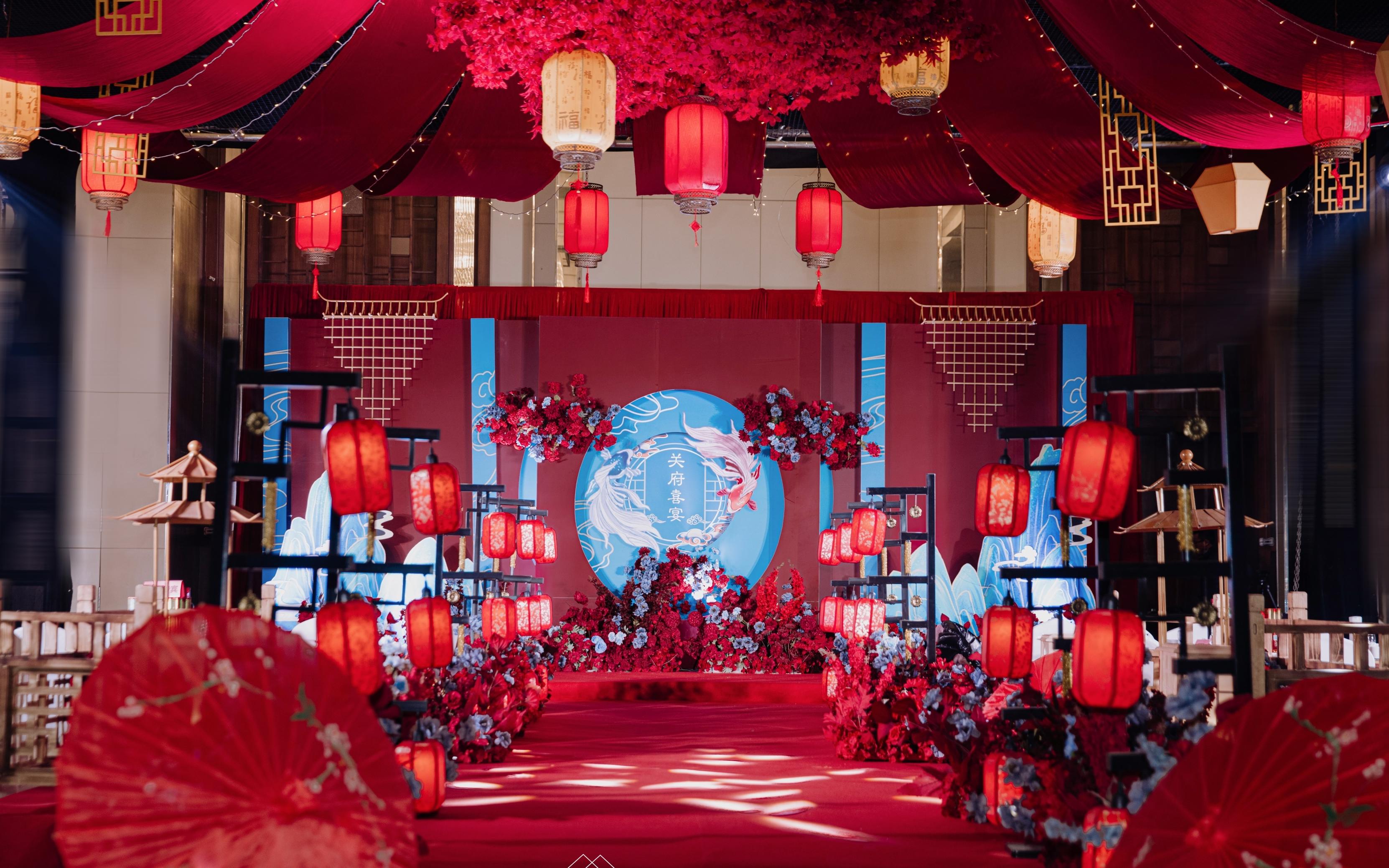 【哈尼定制】色梦幻婚礼创意定制送总监级五大金刚