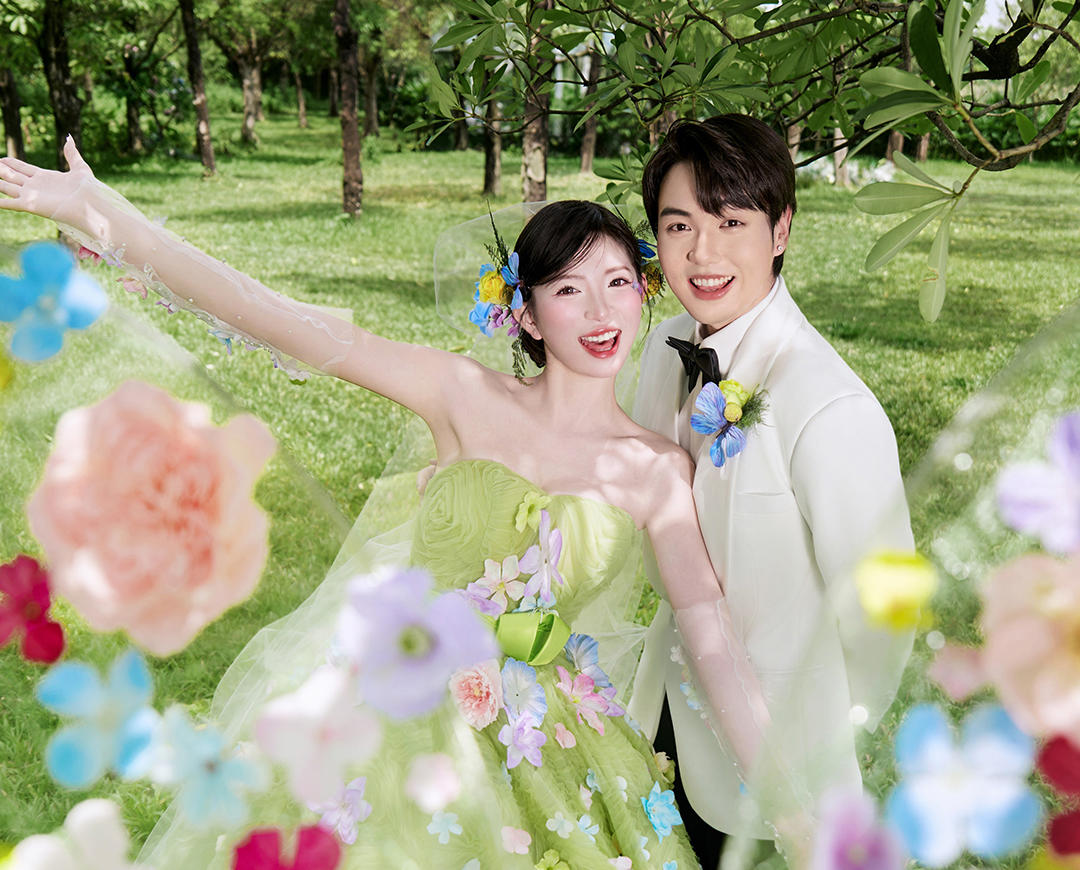 少女心炸裂💘绿纱简直是童话世界的入口