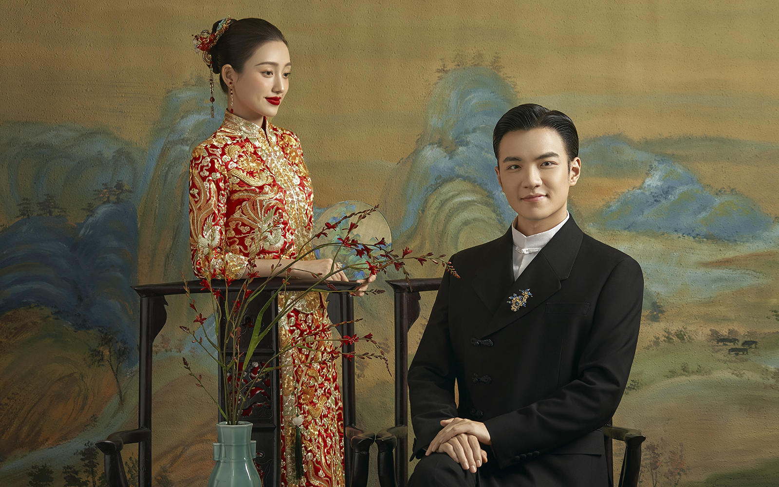 内景 l 沉迷于东方美学🏮一眼惊艳的新中式婚纱