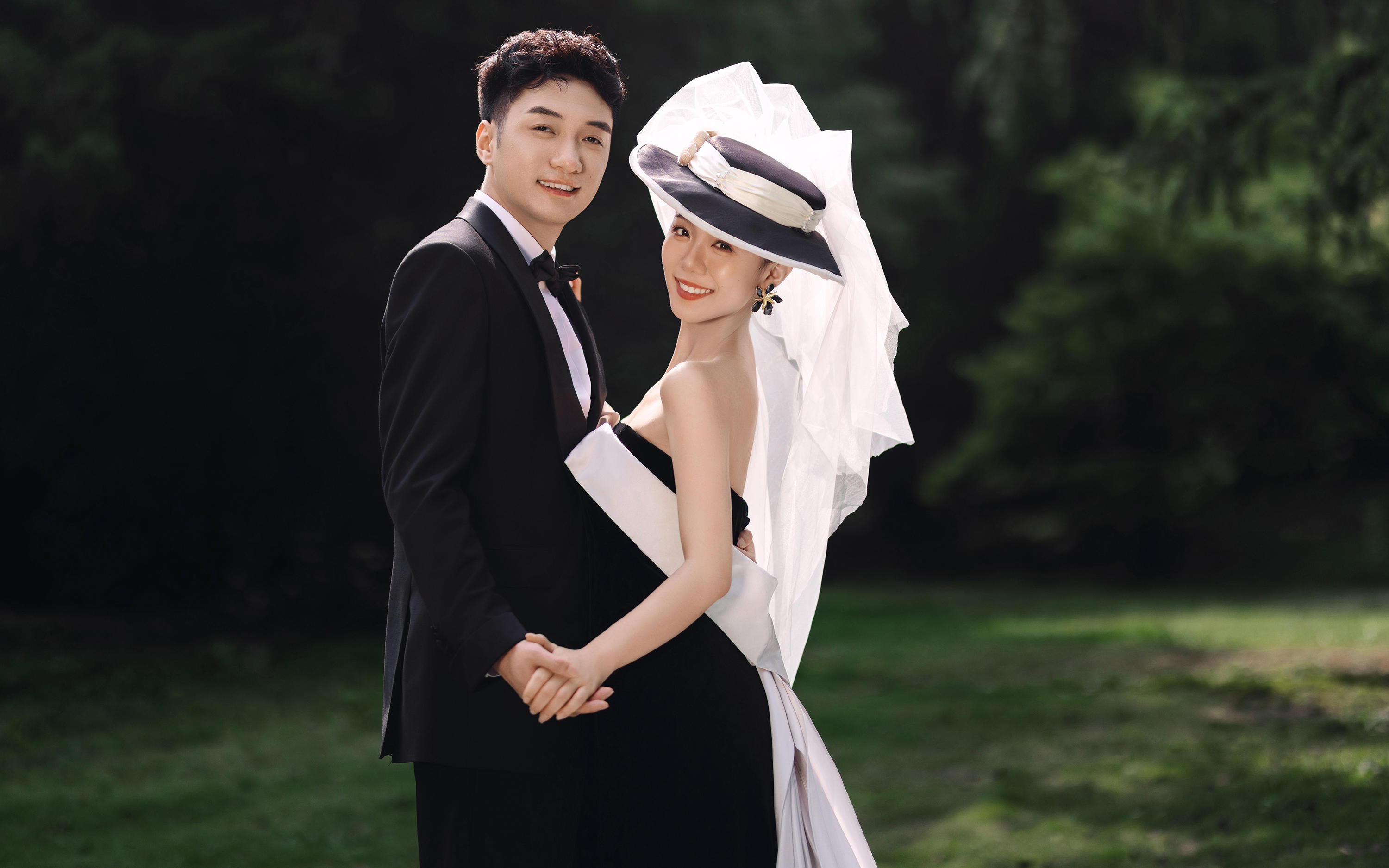优雅而迷人💕法式森系婚纱照超有氛围感 ﻿~