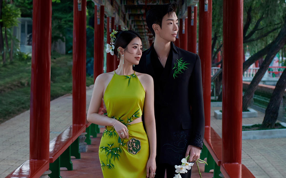 【真实客片】新中式东方集外景园林婚纱照 | 💕