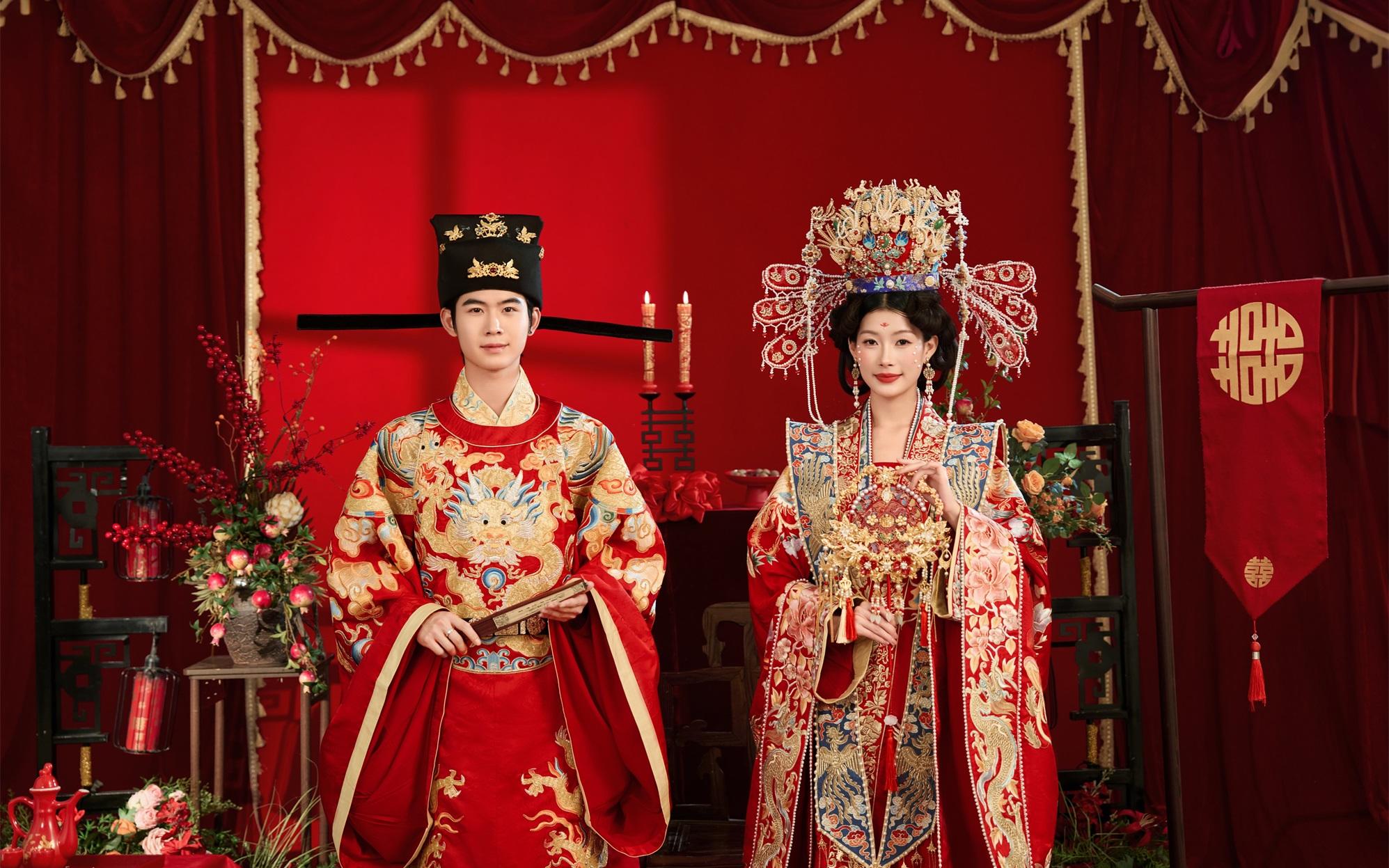 【缔结良缘】中式汉服婚纱照的美无法形容