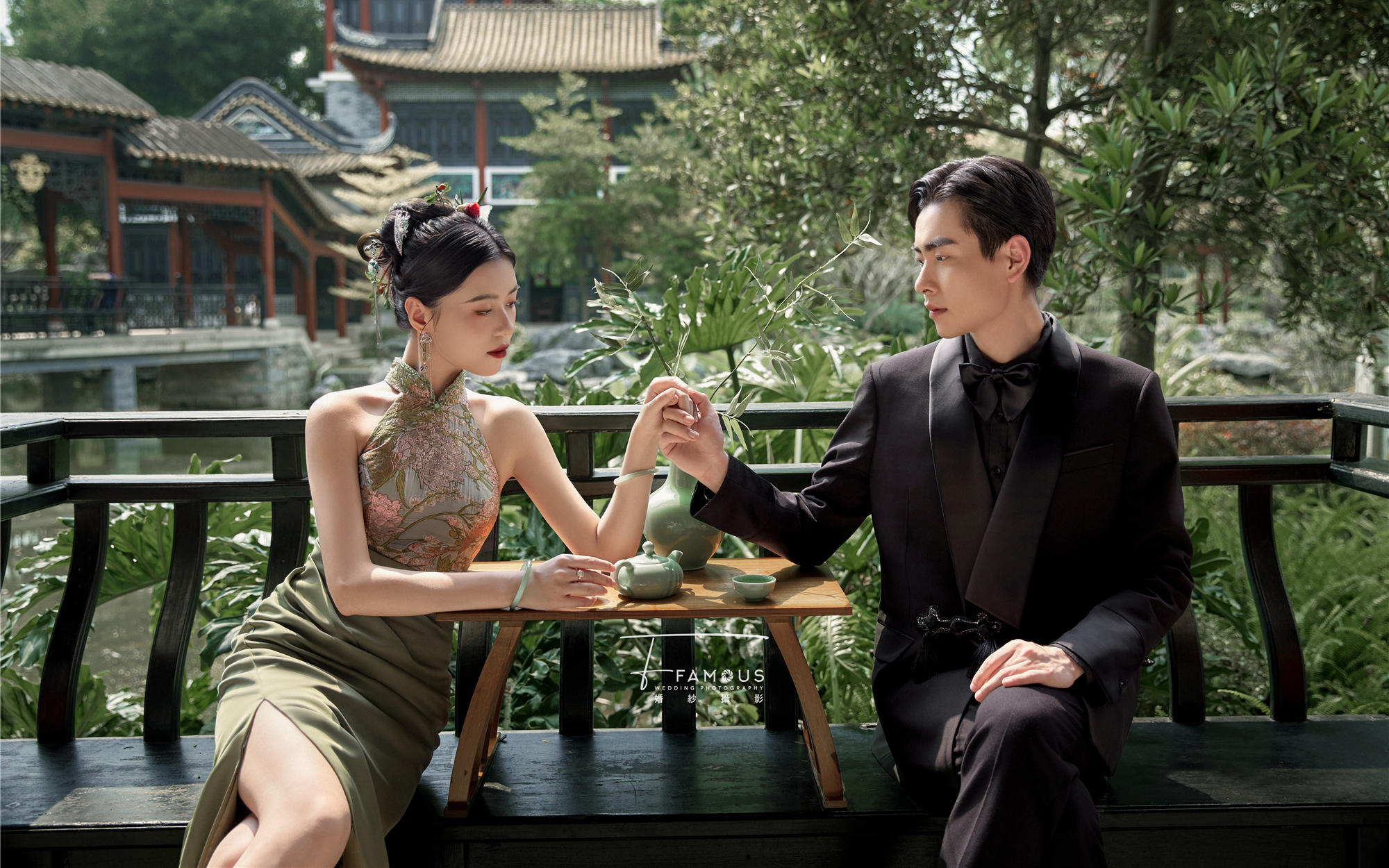 园林婚纱照🌿感受新中式的浪漫