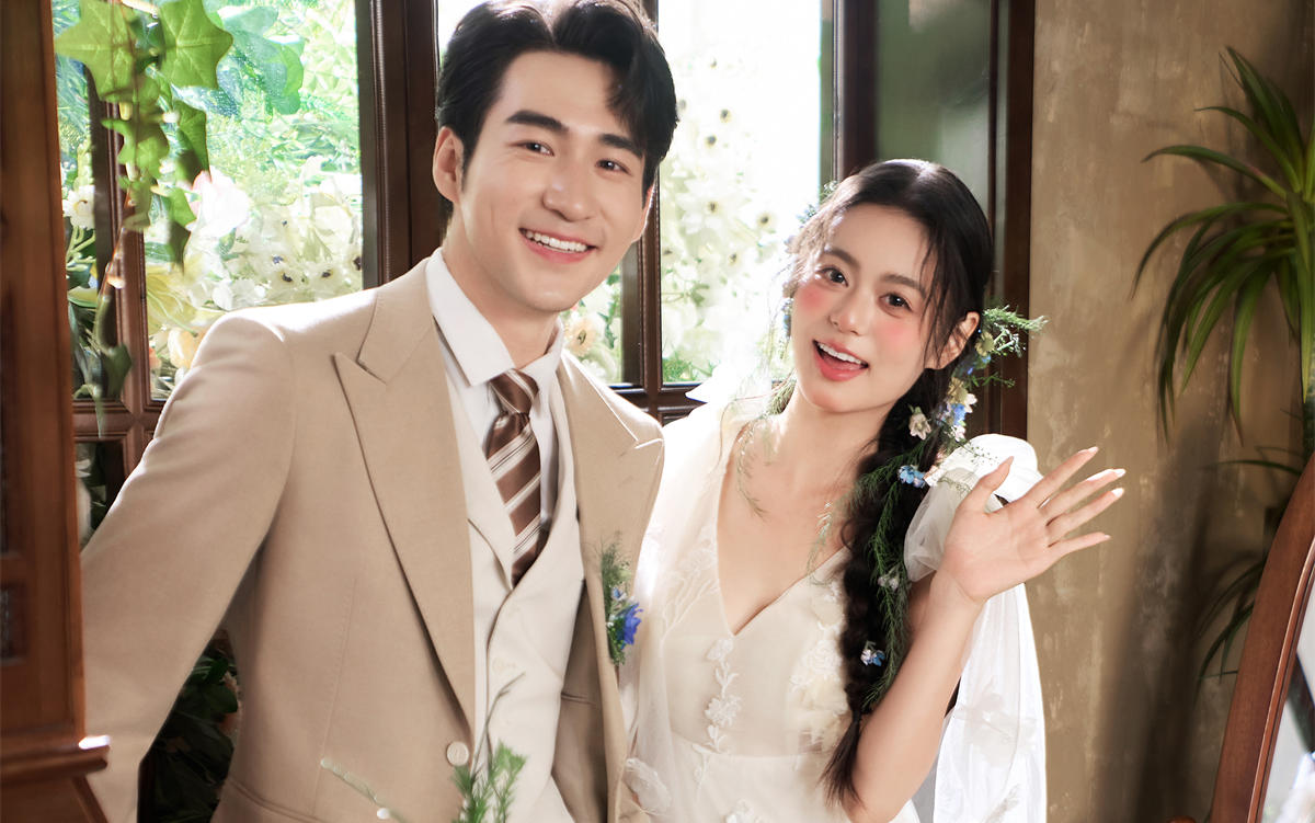 【D视觉摄影】是看一眼就会笑的花房婚纱照