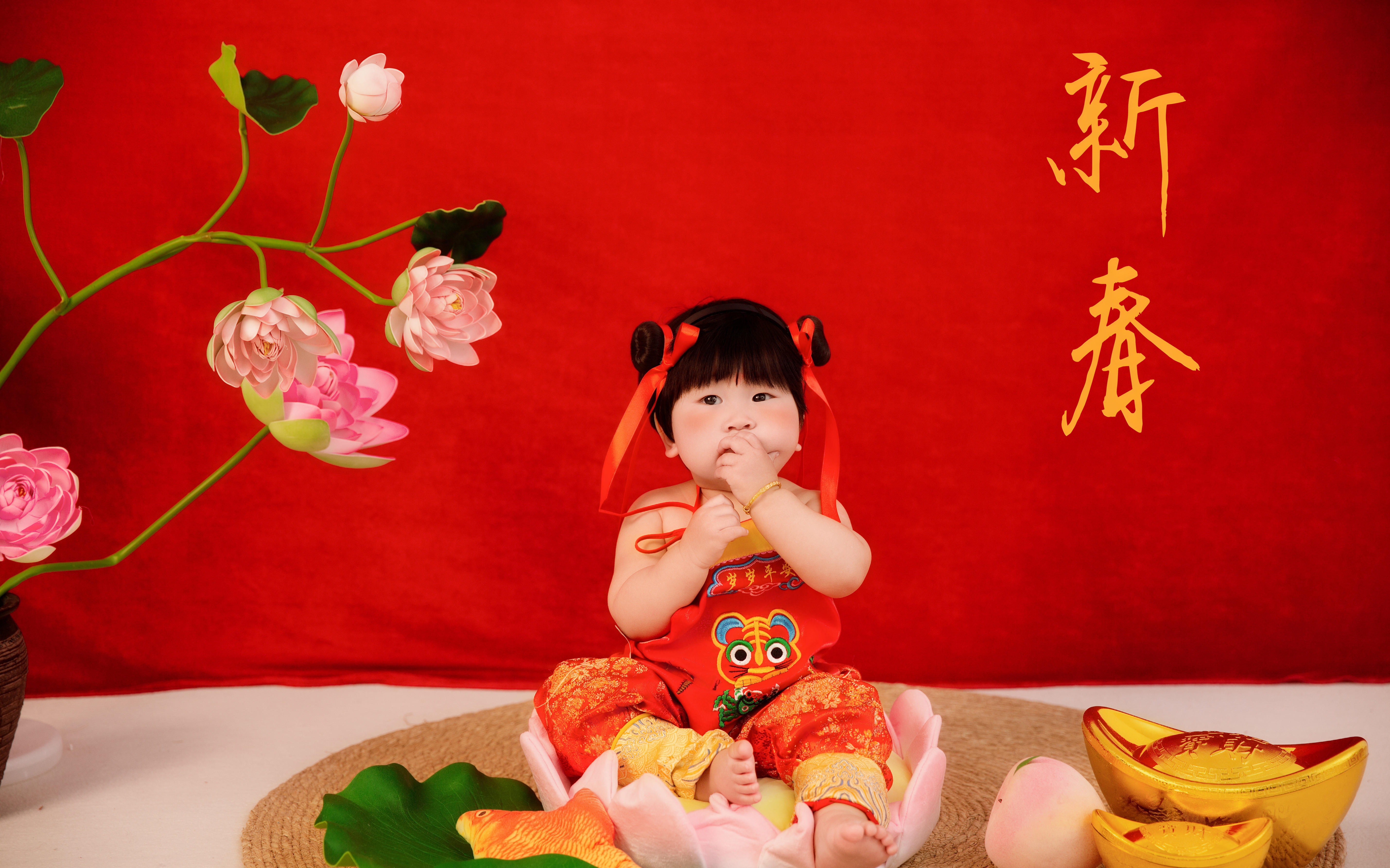 小福娃来啦 这也太乖了吧