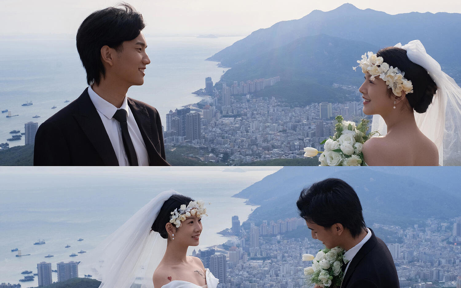 超出片的山顶婚纱照🎬4k+拍到啦