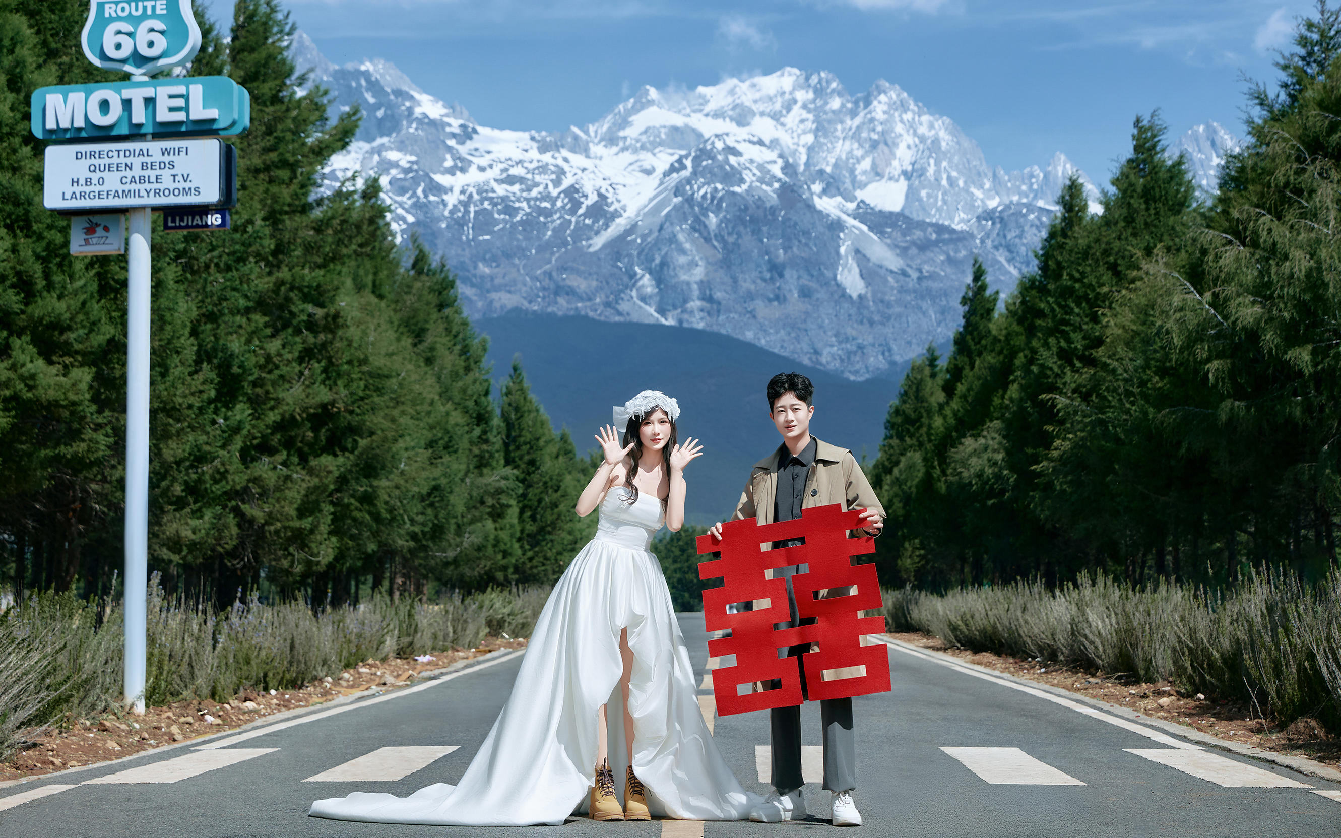 丽江婚纱照｜我们的爱情比雪山更耀眼