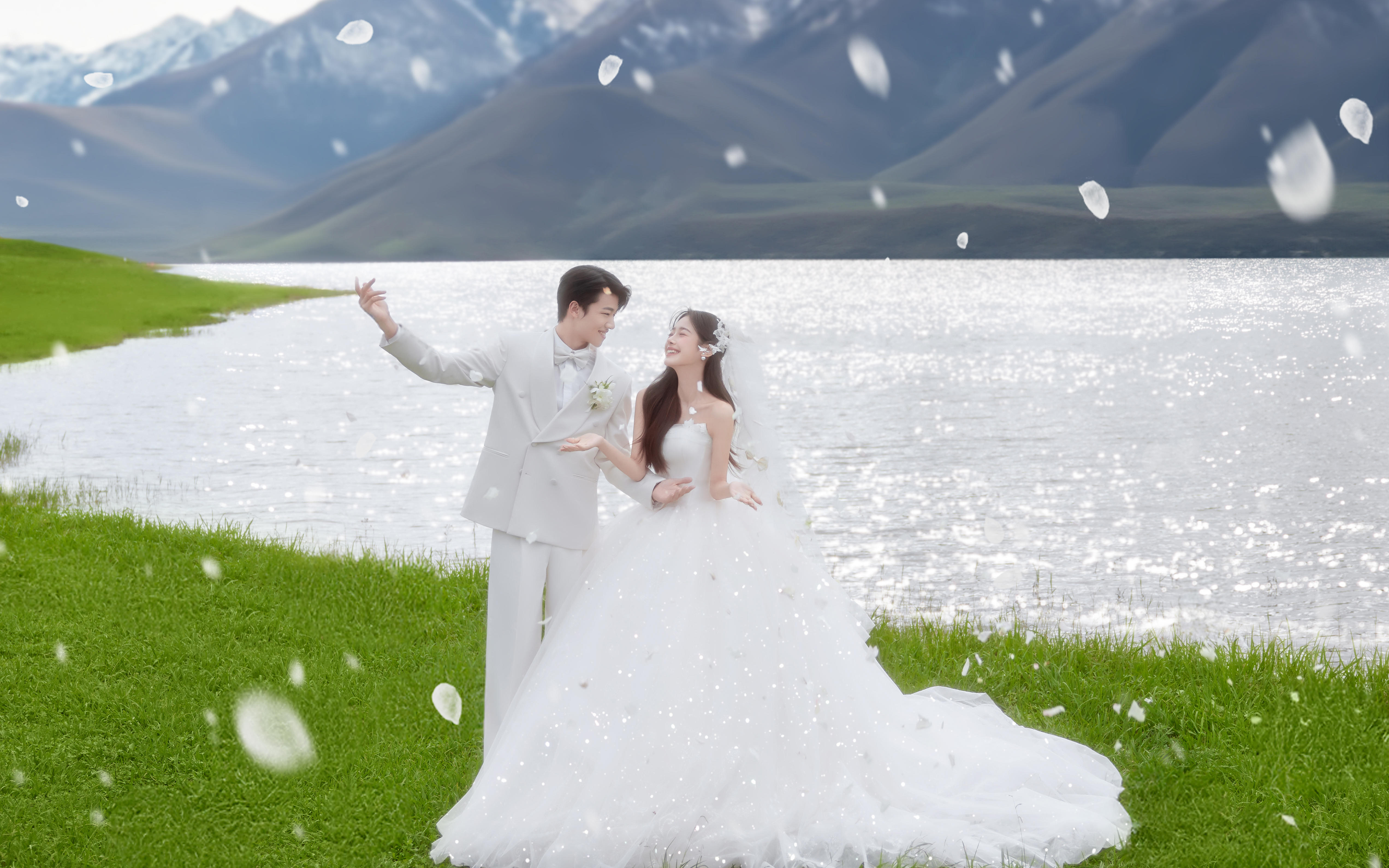 美到犯规的效果✔小清新婚纱照