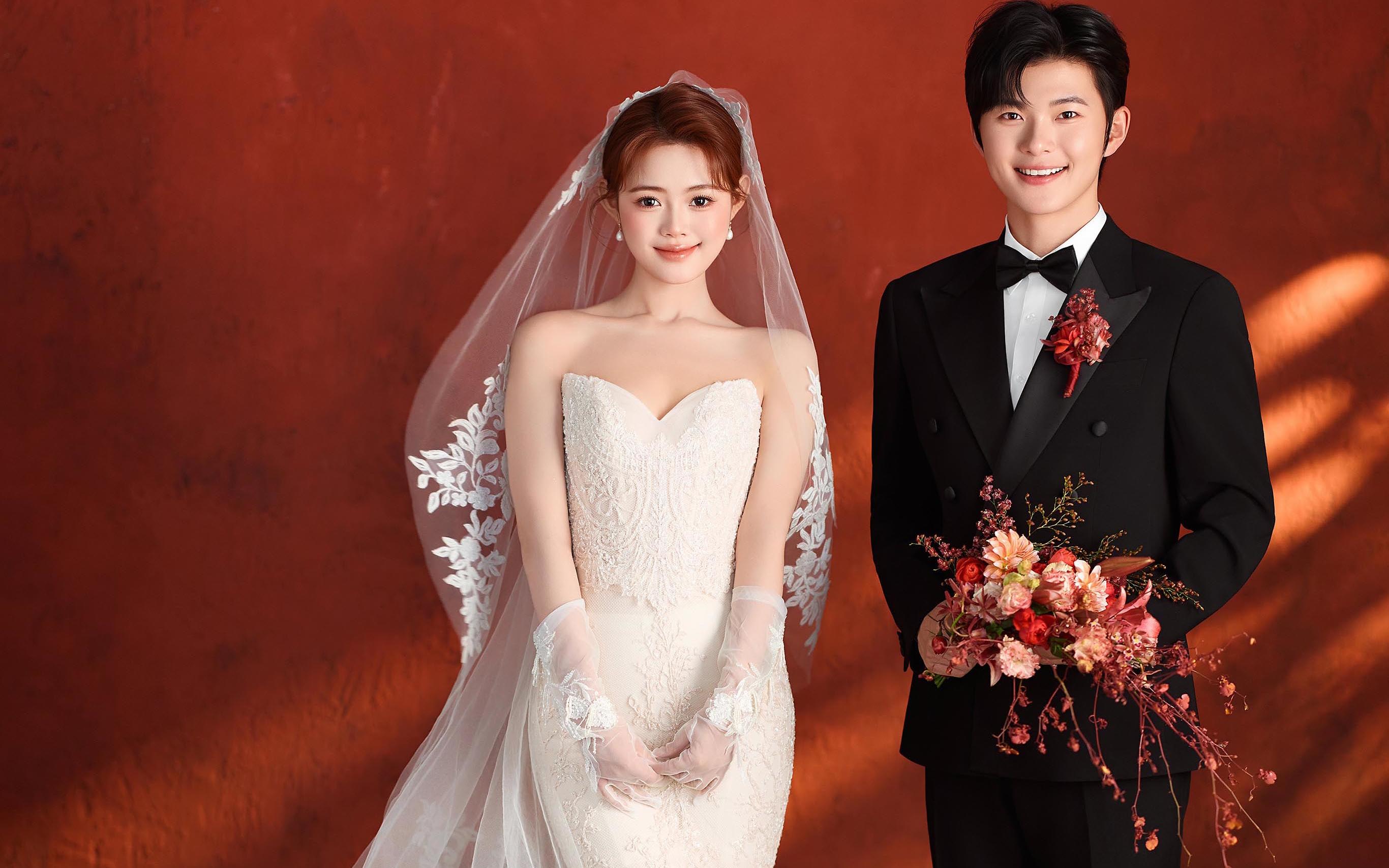 古希腊掌管氛围感的神！！复古法式光影婚纱照