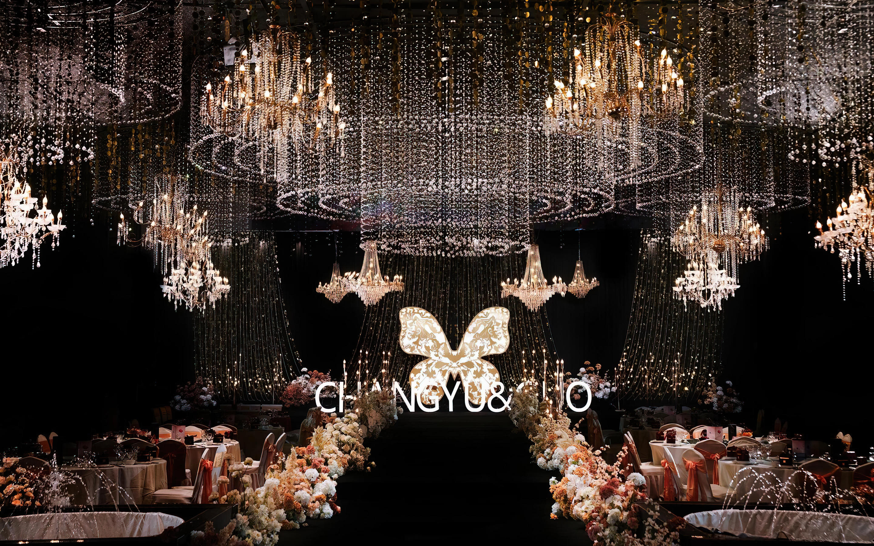 蝶翼鎏光·爱无止境奢华婚礼