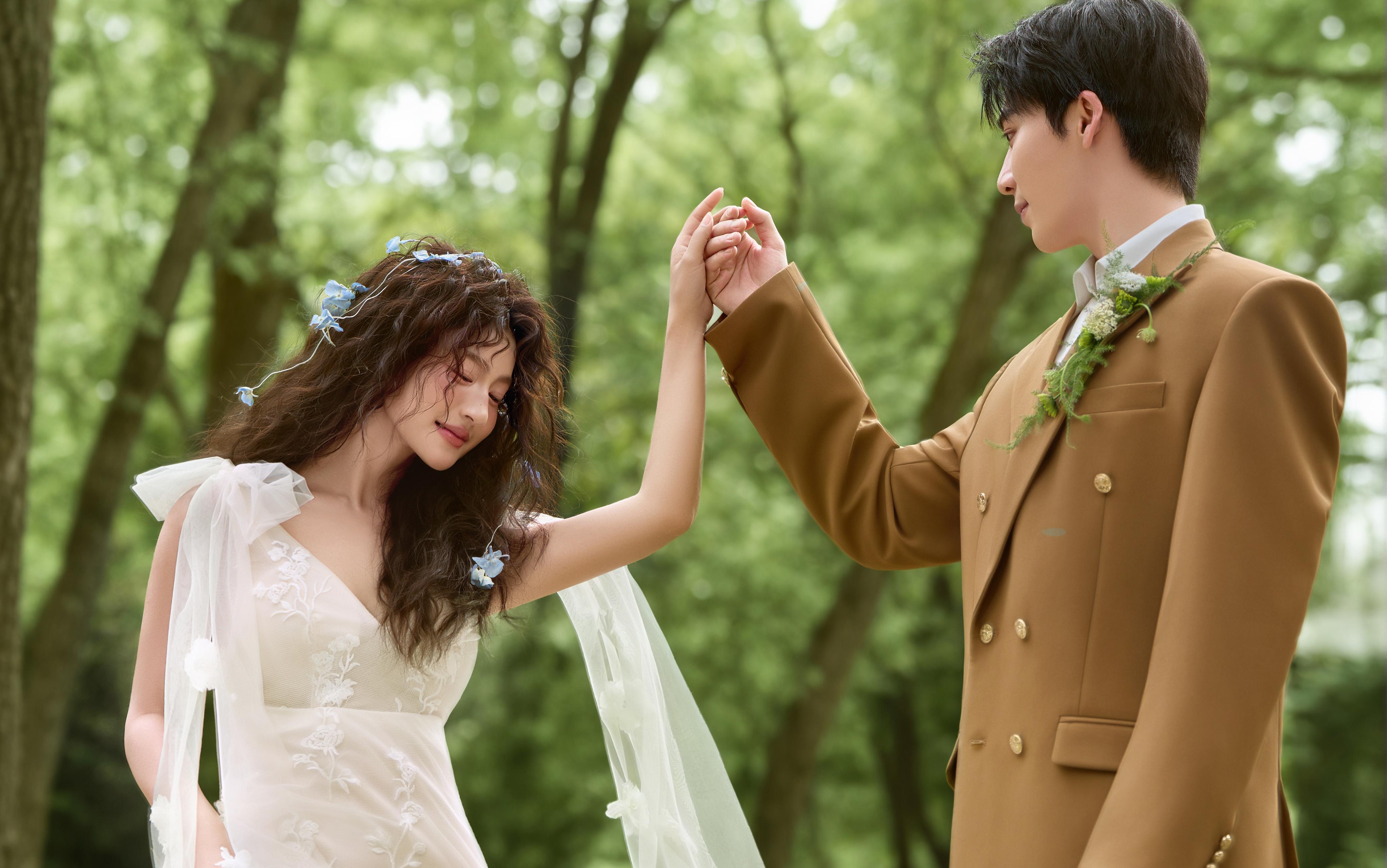 【D視覺(jué)攝影】輕紗才是森系婚紗照氛圍王