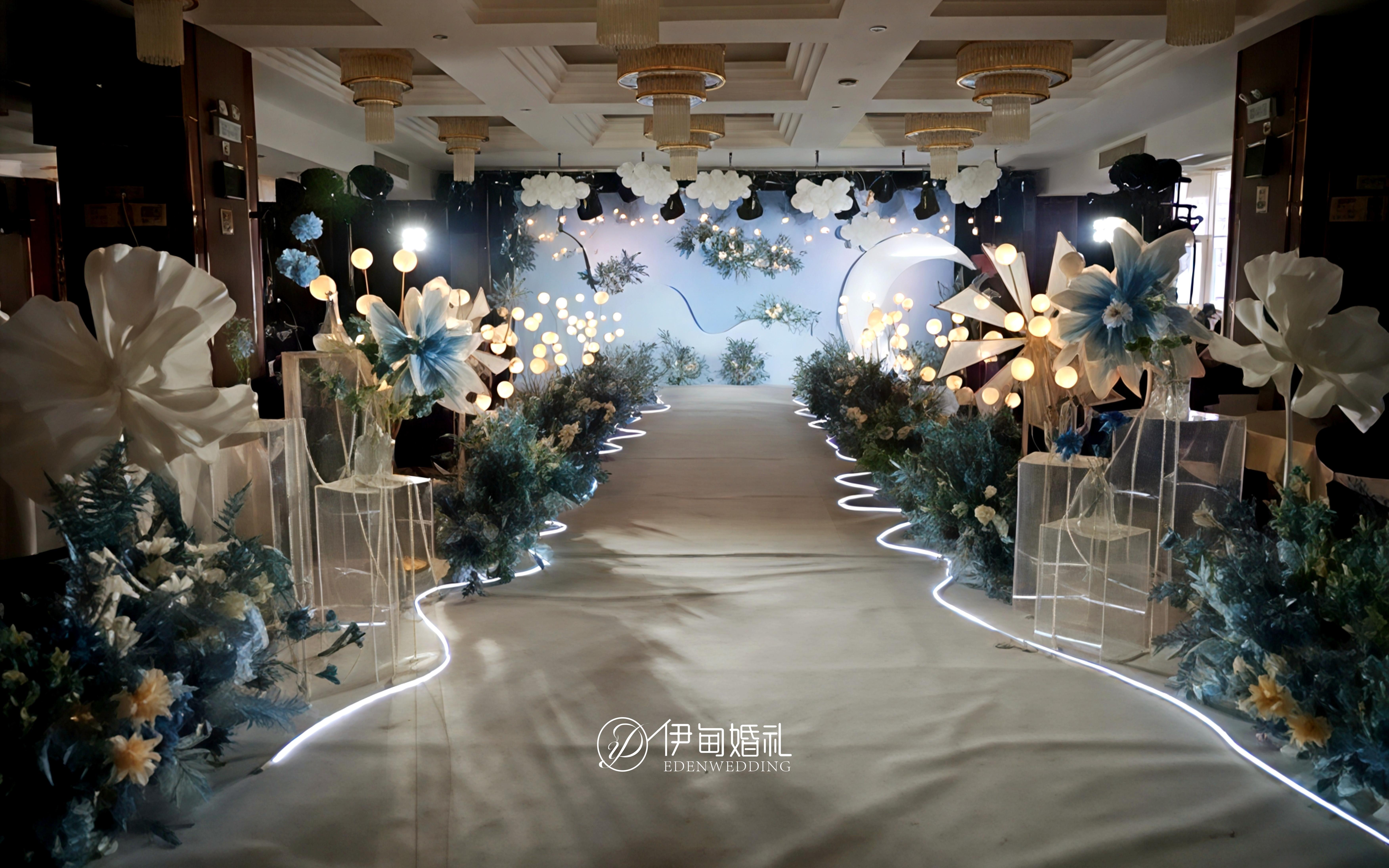 【伊甸婚禮】小預(yù)算藍(lán)色系夢(mèng)幻風(fēng)婚禮