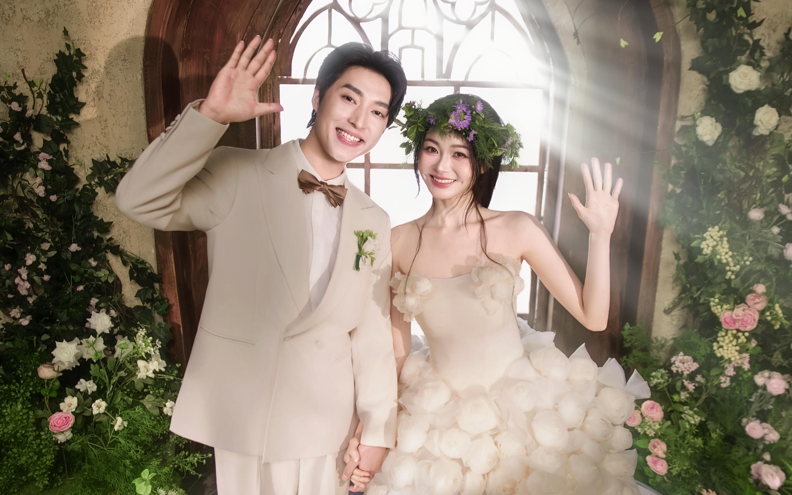 内景 l 教堂花房婚纱照真的爱的不行啦~