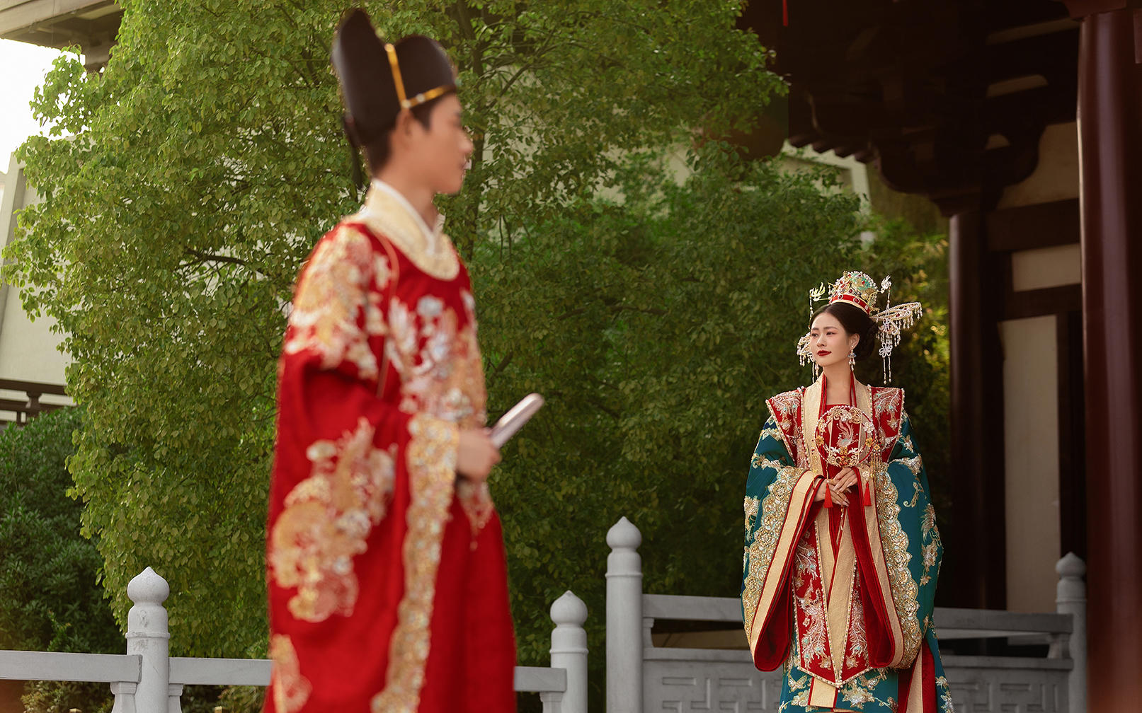 中式 园林风汉服