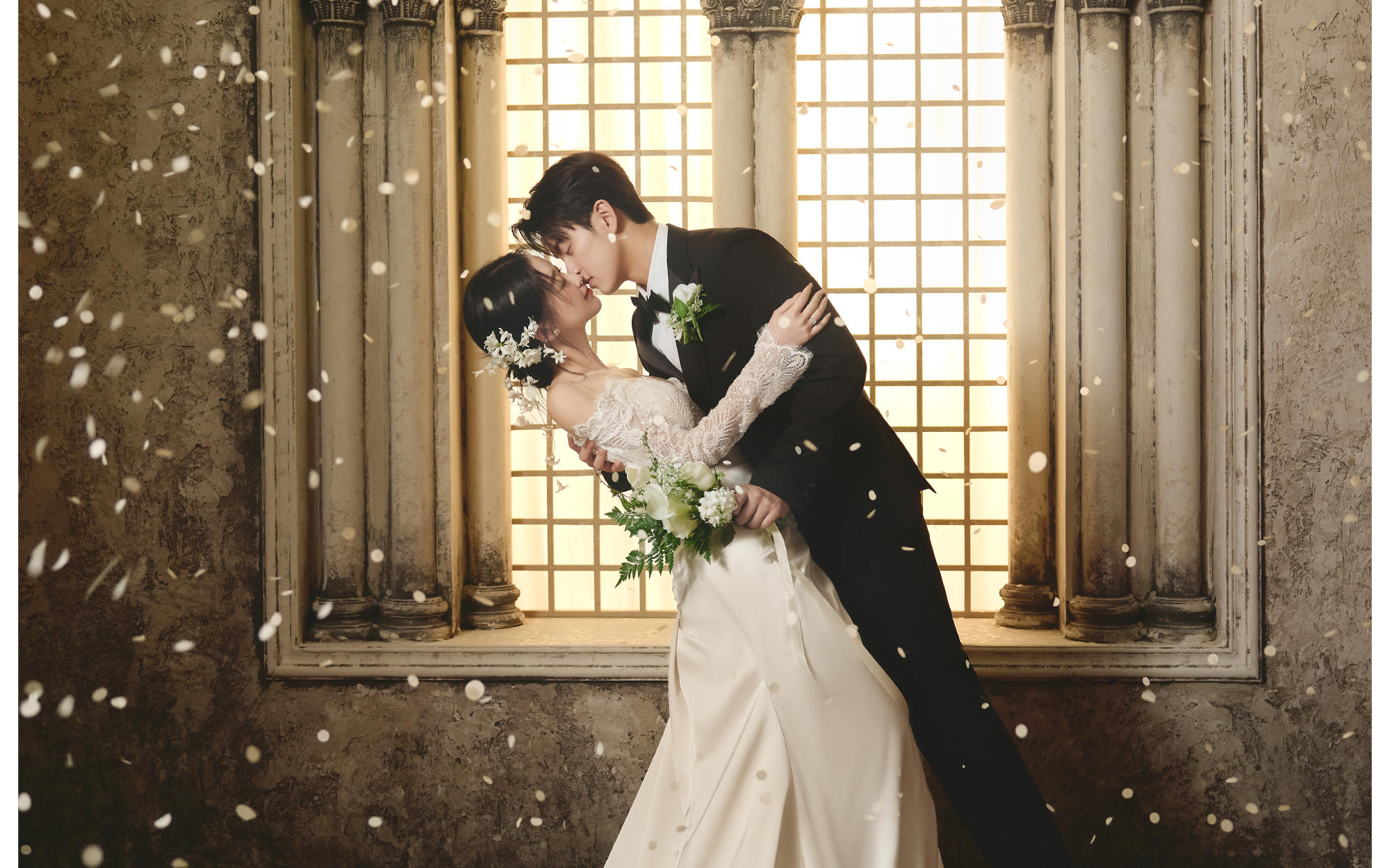 美的太權(quán)威！不愧是老錢風(fēng)婚紗照（真愛降臨）