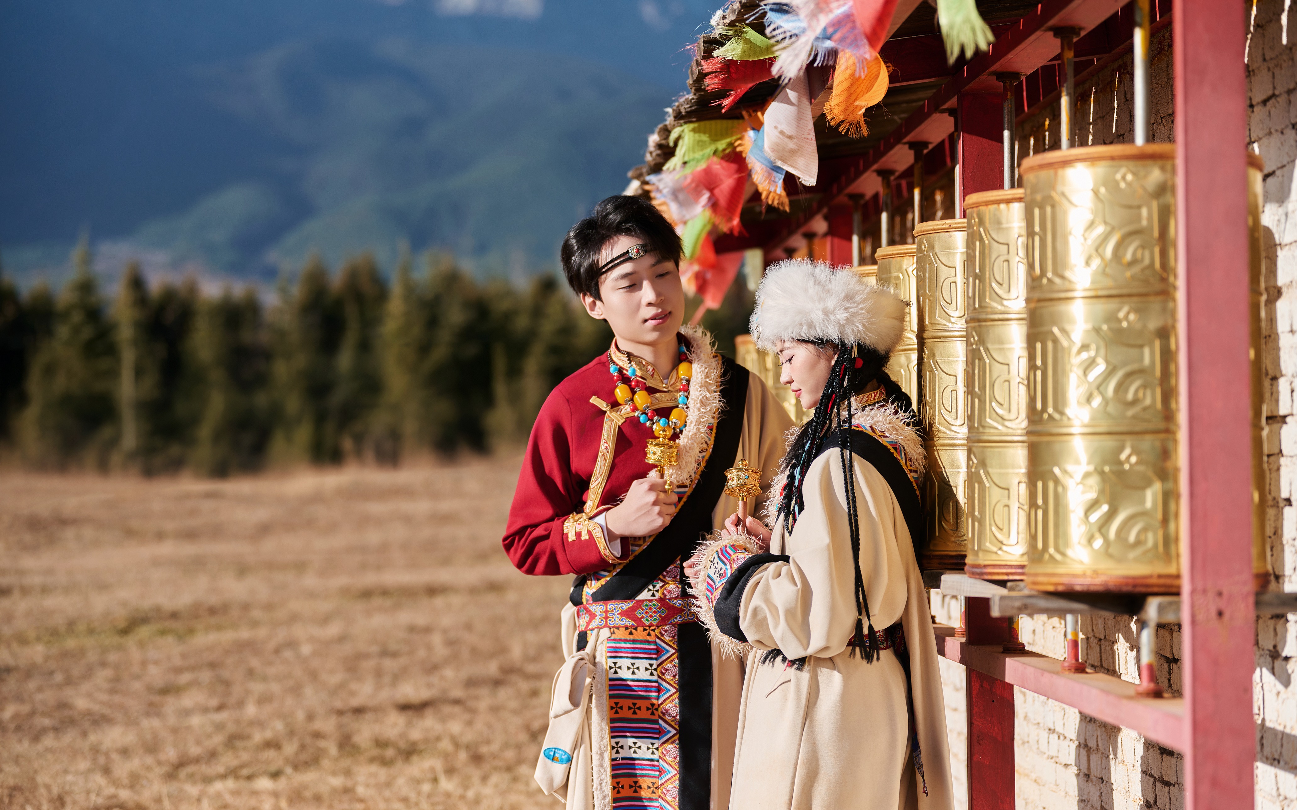  雪山为证｜藏服骑马婚纱照美成电影