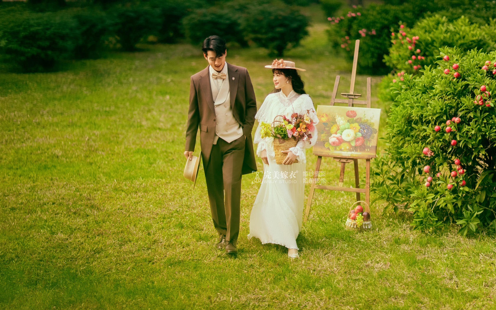 【愛果園記2】掉進(jìn)油畫里的法式森系婚紗照??