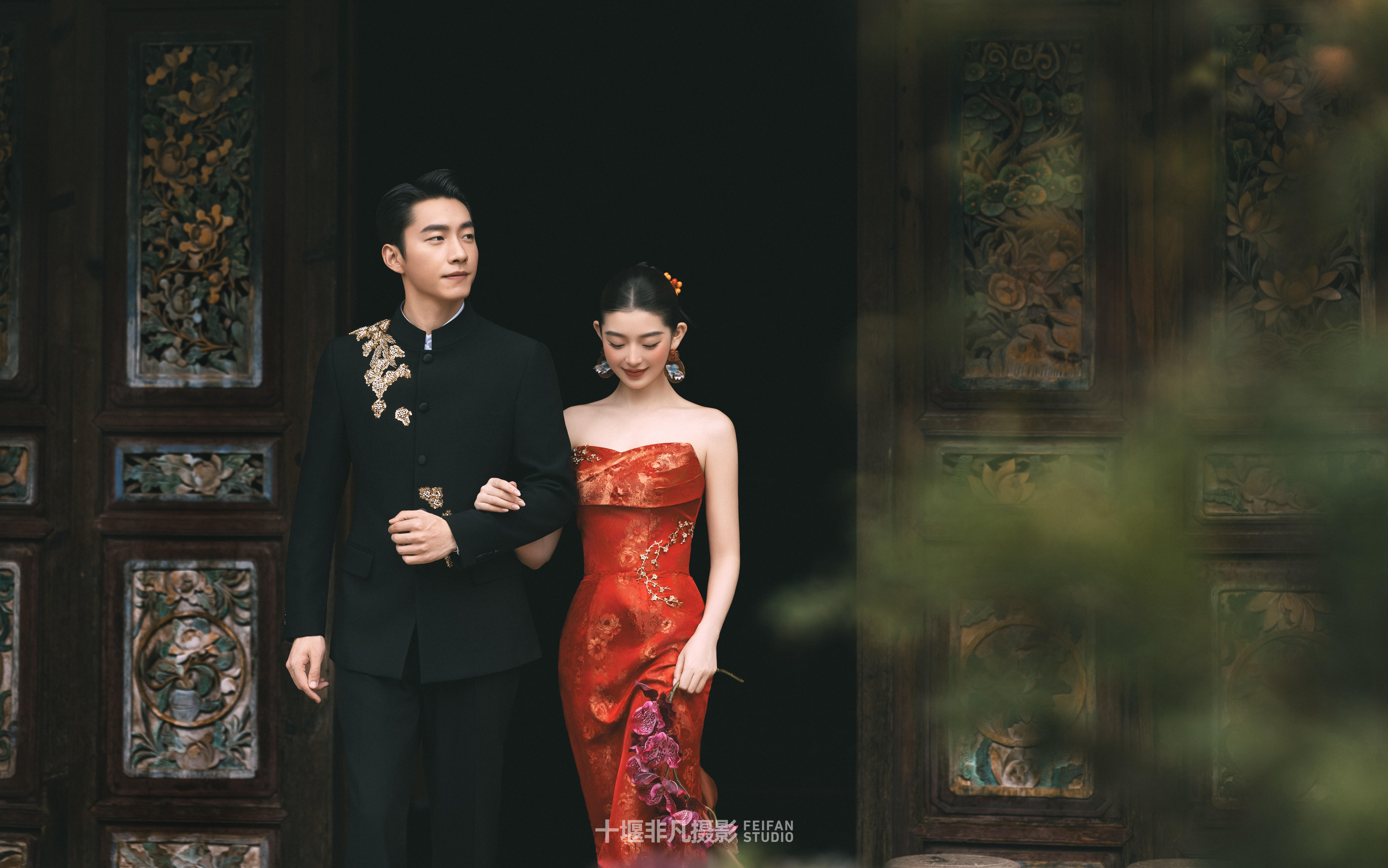 新中式园林婚纱照~