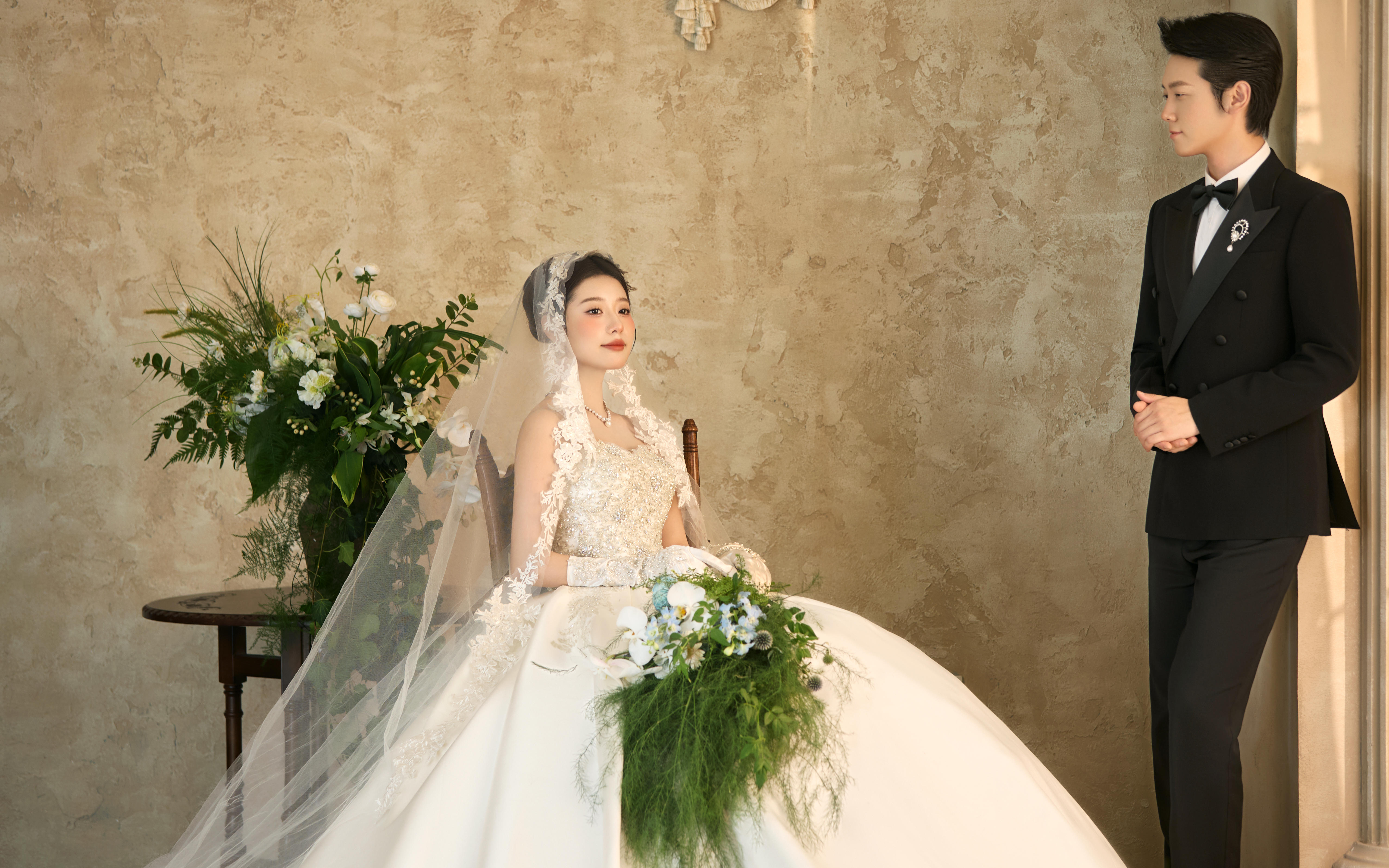 電影感絕了丨誰動復古婚紗照的含金量