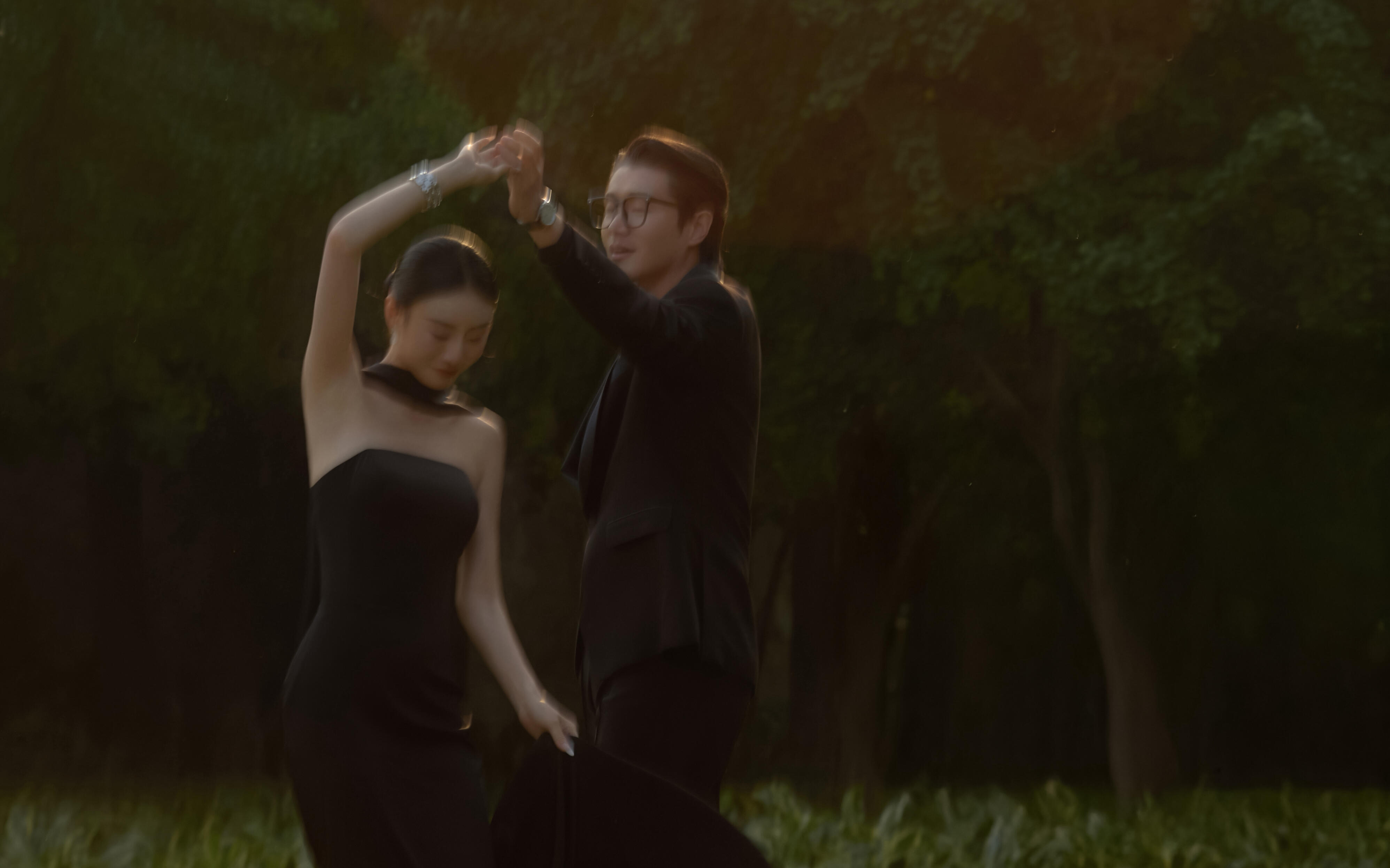 电影照进现实…好爱赫本风婚纱照的氛围感婚纱照
