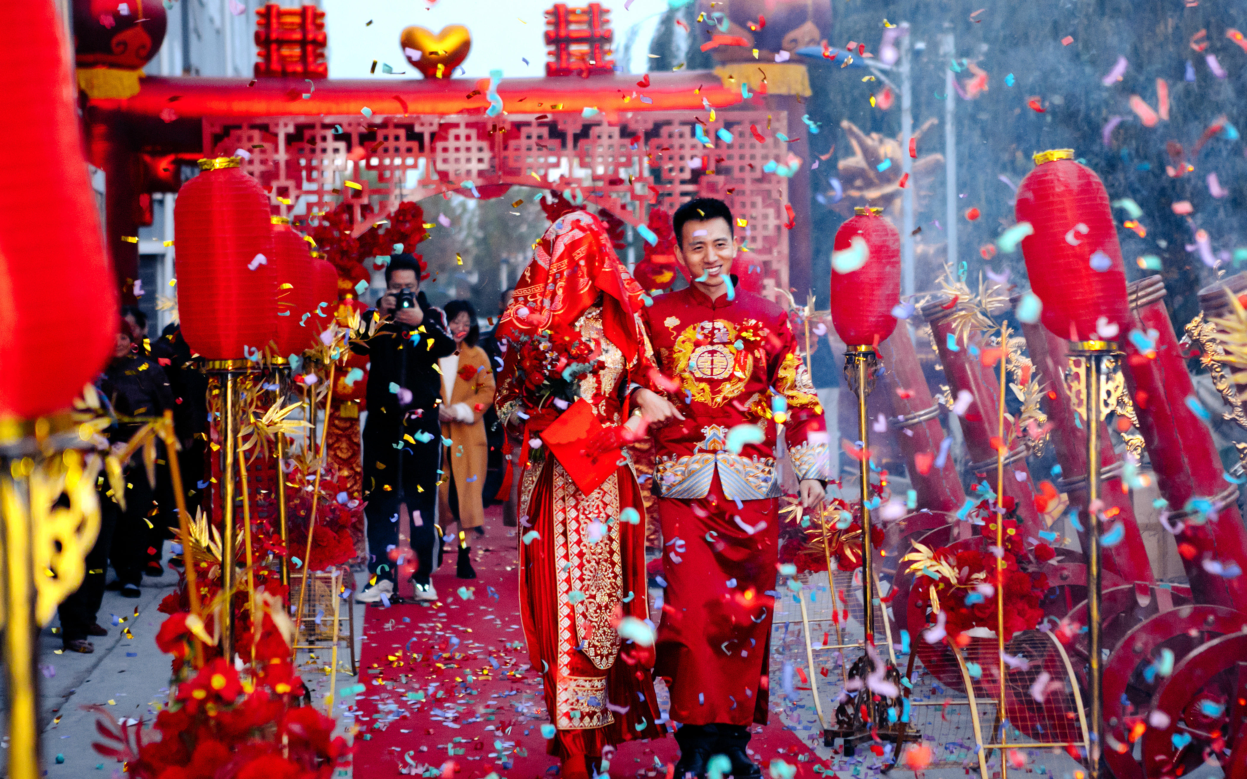 龙凤呈祥（青州中式早礼布置）