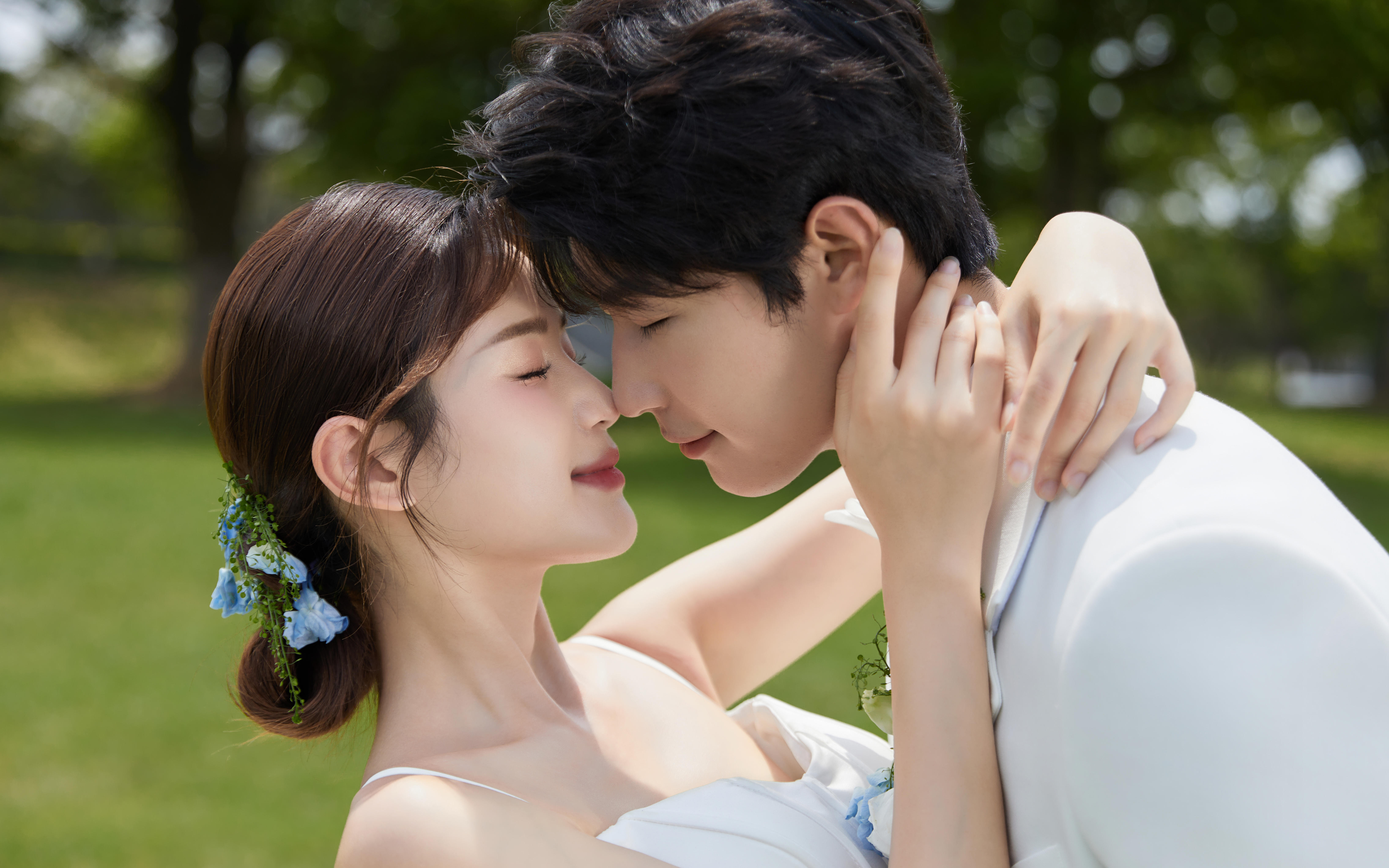 唯美风结婚登记照/最美结婚证件照