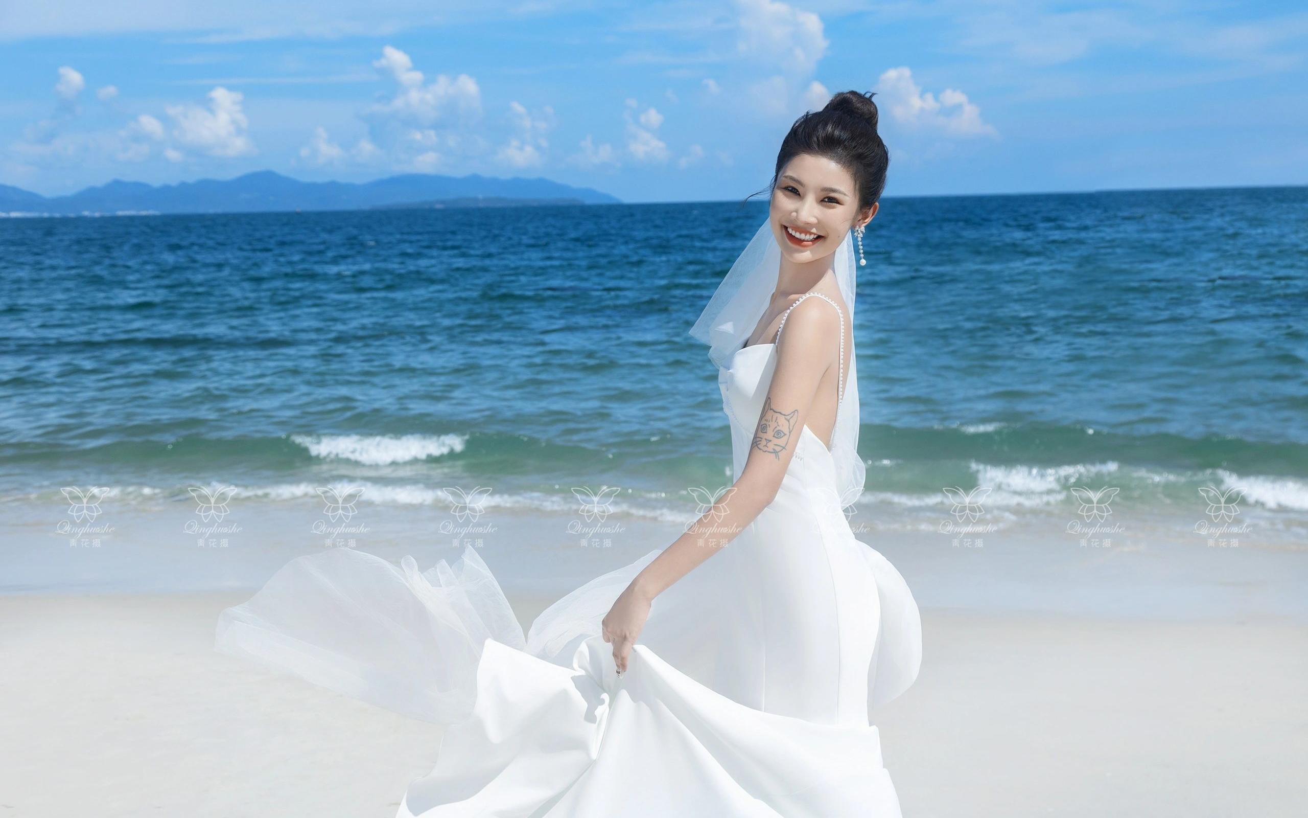 🌊超有氛围感的海边婚纱照