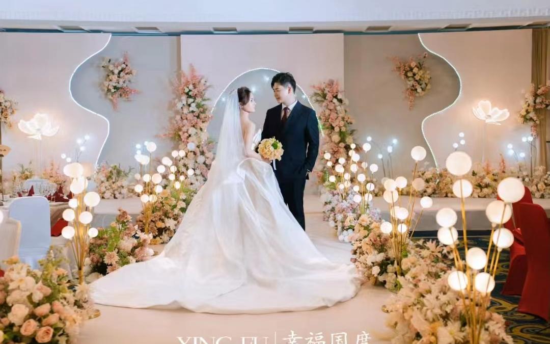 矮廳性價比簡約香檳婚禮 