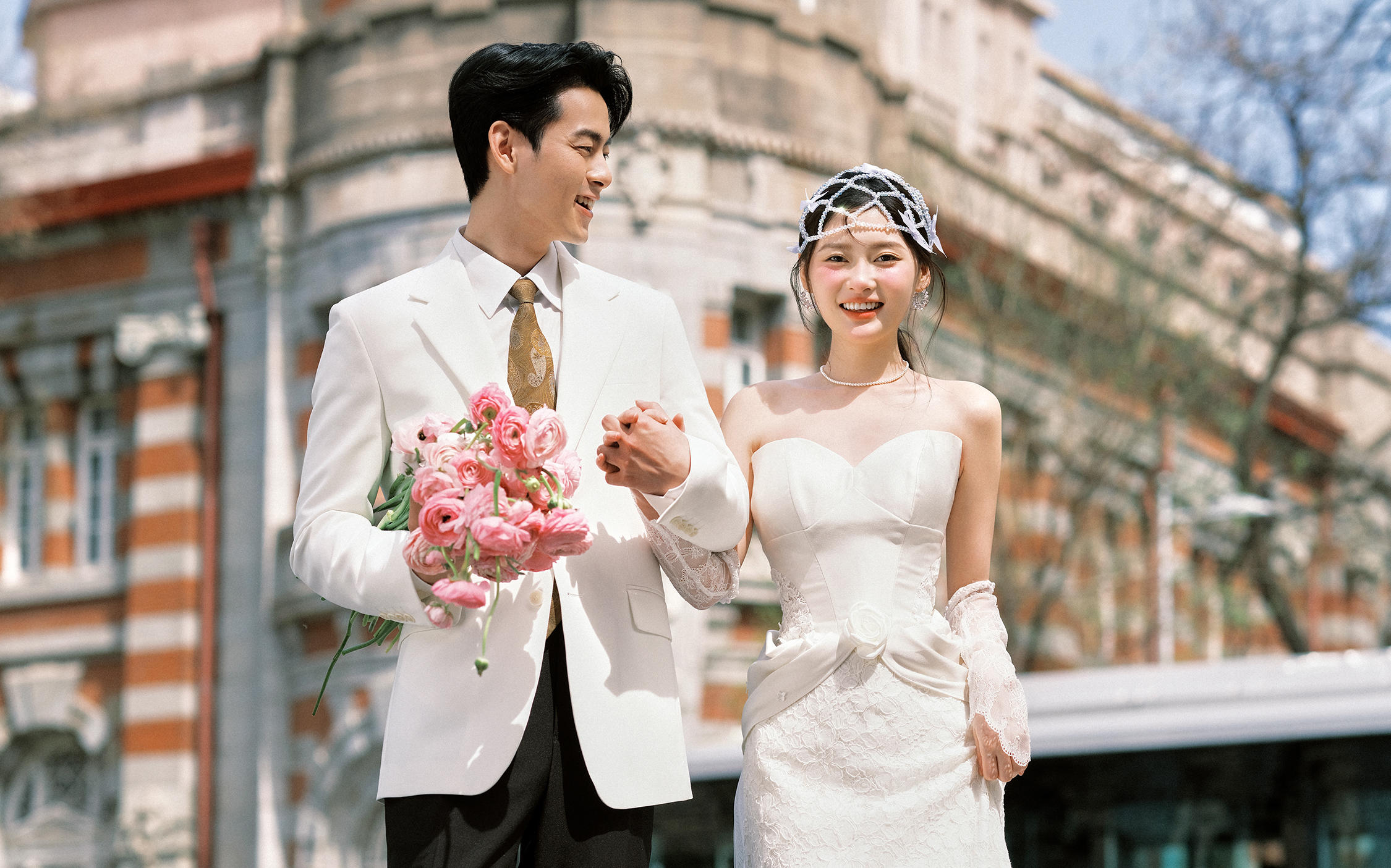 东交民巷｜穿越百年的复古婚纱照，让爱在时光里凝固