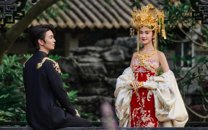 中式婚纱照！高级审美直接被拿捏！！爱了爱了😍