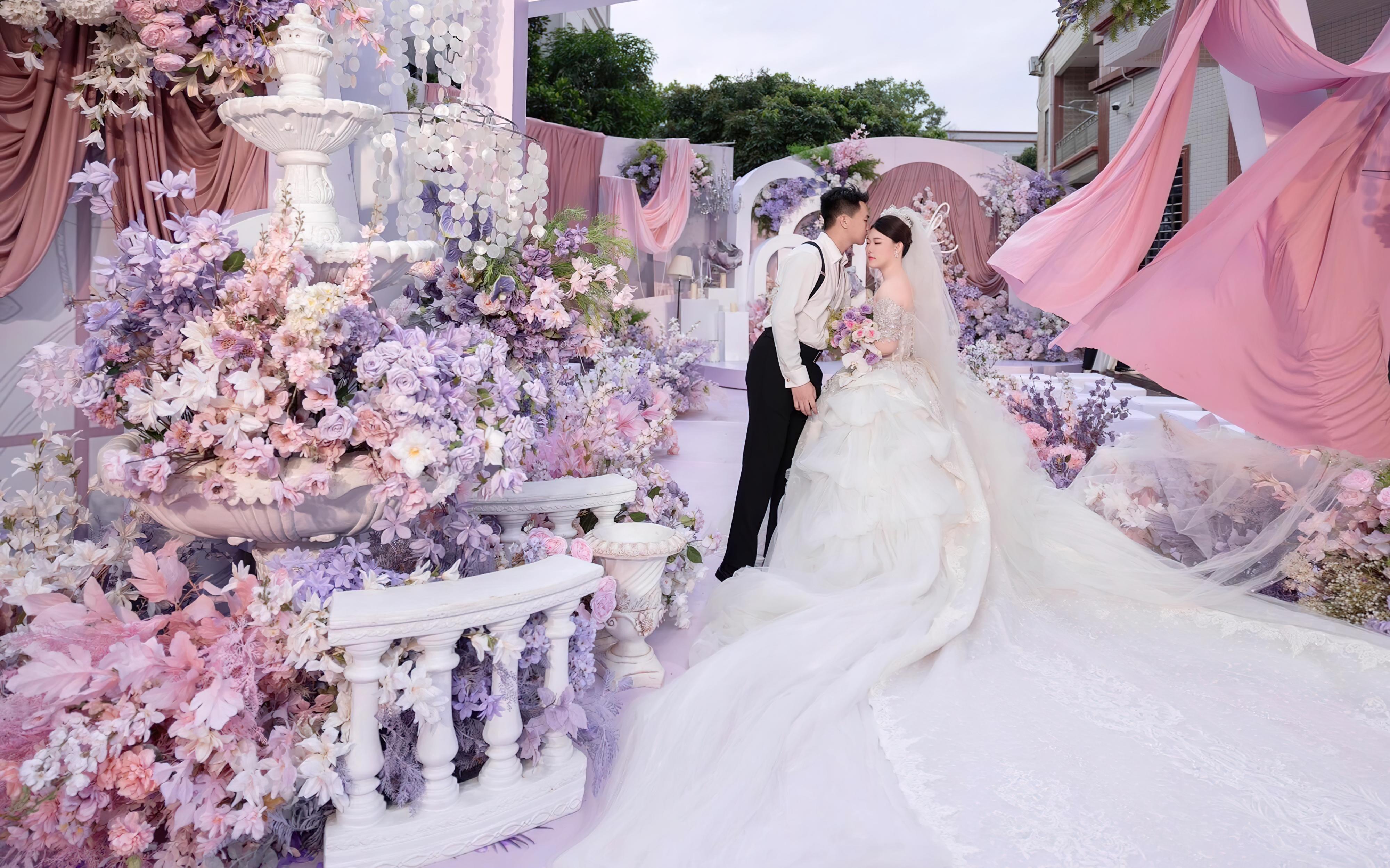 【卿慕】院内粉色系婚礼