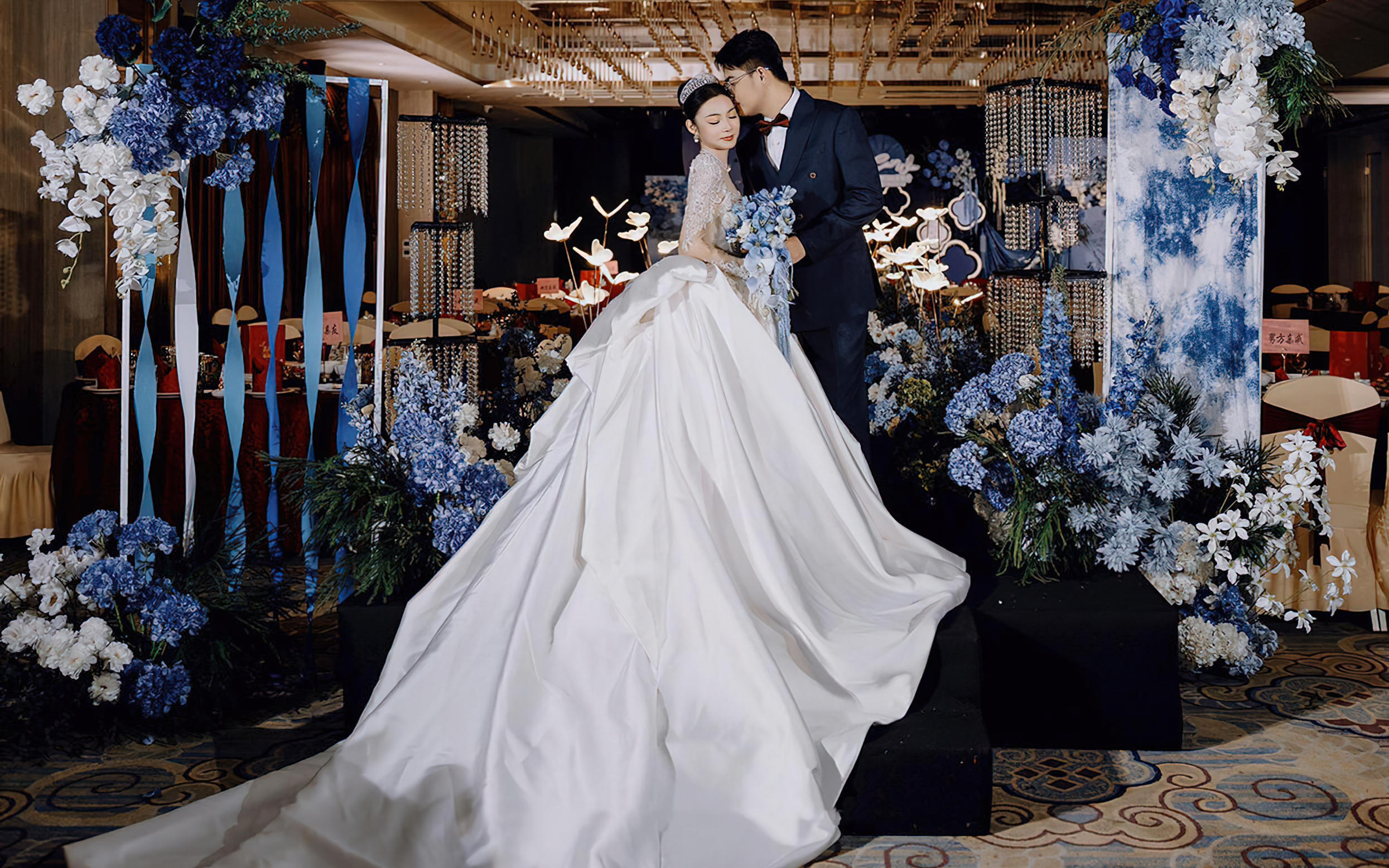 [景星门]蓝色韩式简约风婚礼