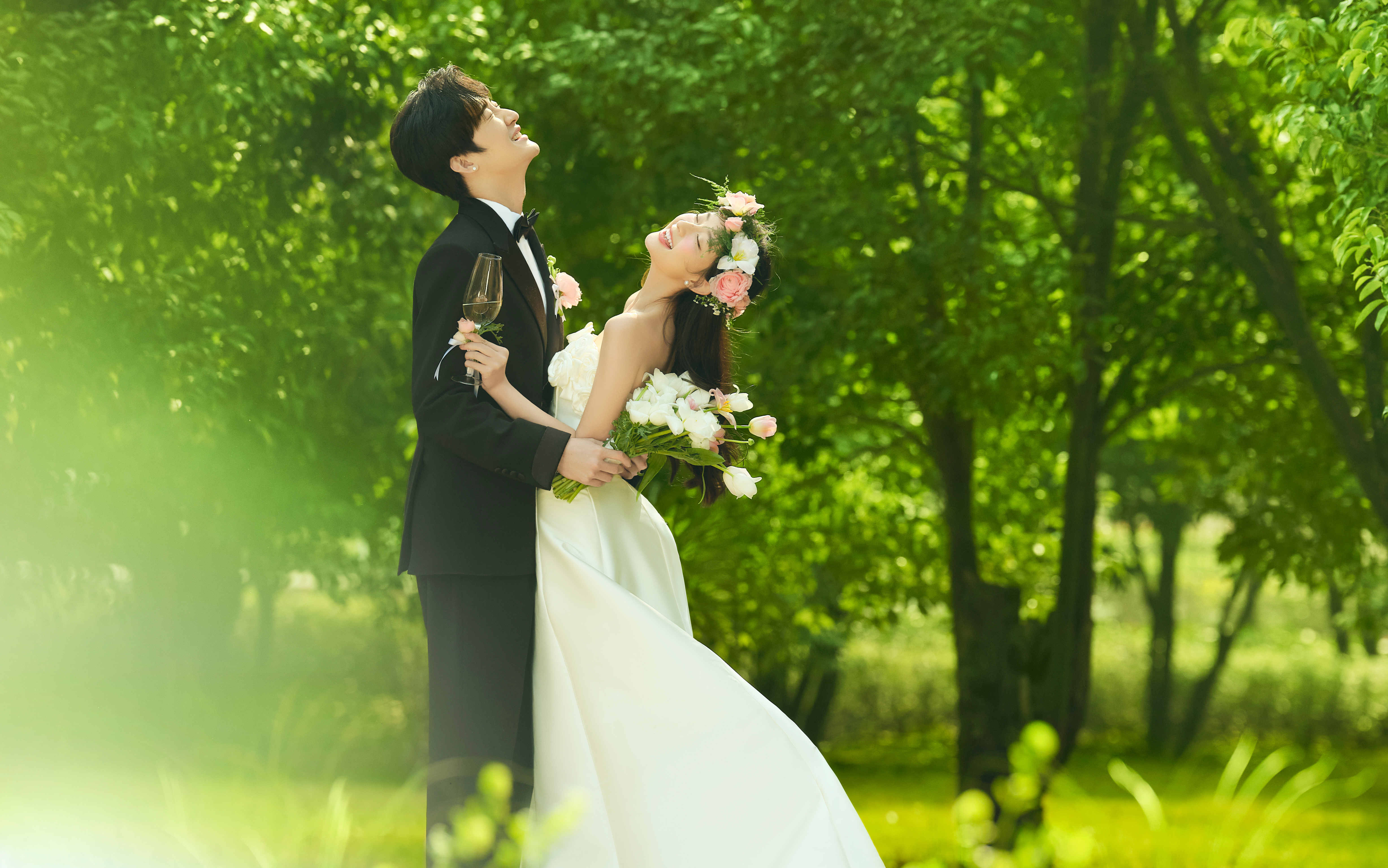【施華洛攝影】打開方式甜爆了??森系婚紗照天花板