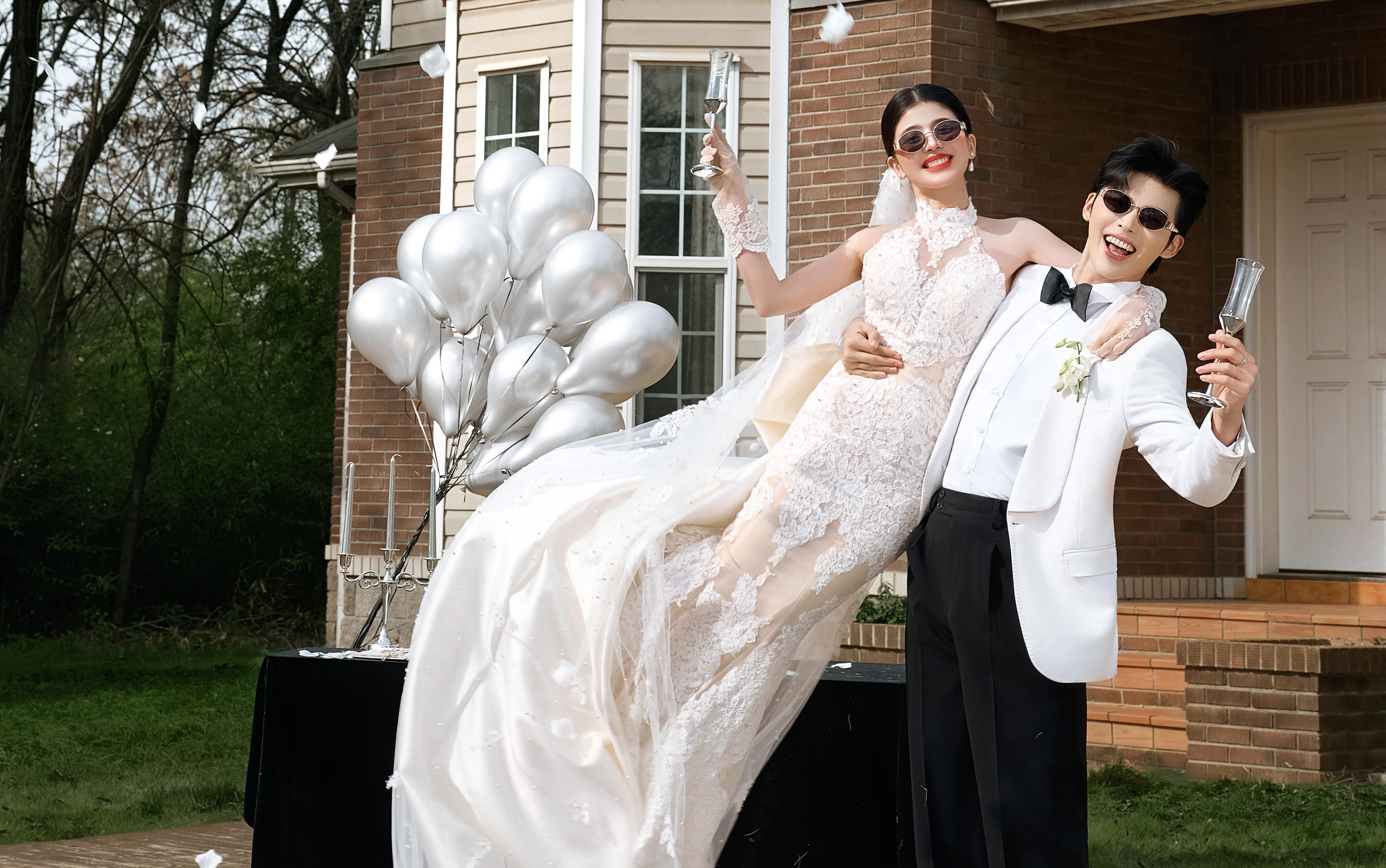 森系儀式感情緒風(fēng)婚紗照