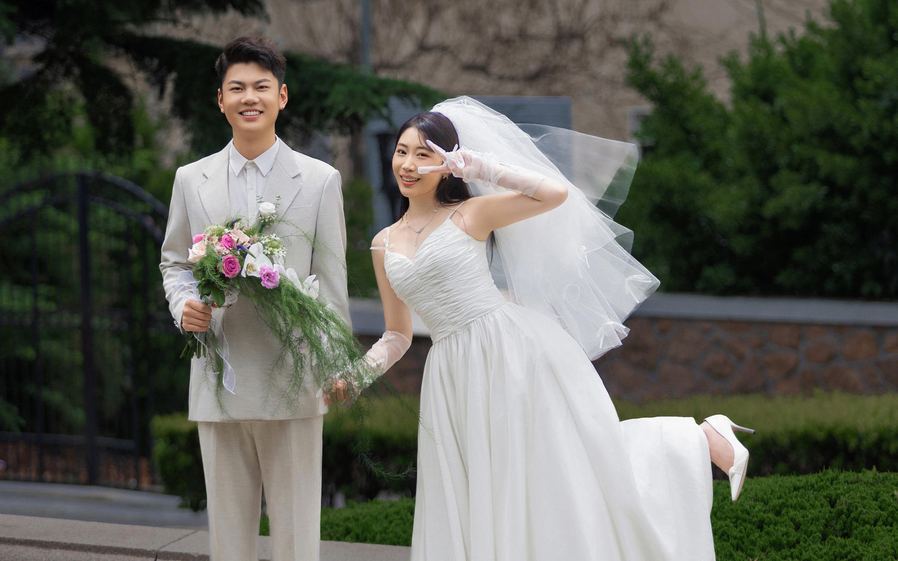 福山路街拍婚纱照 客片