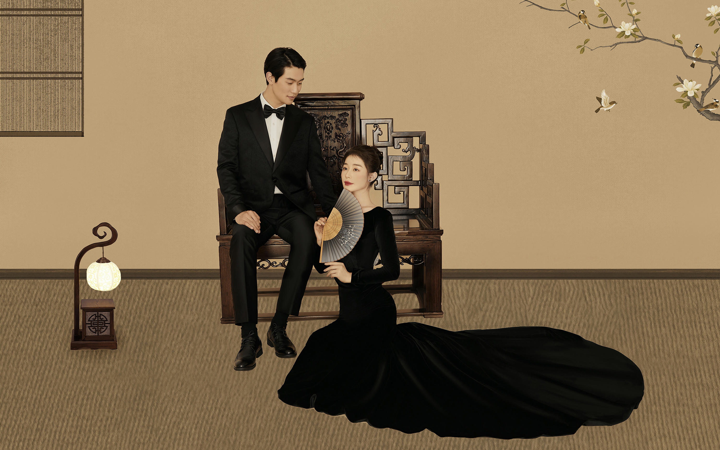 做一回画中人，工笔画的诗意和美