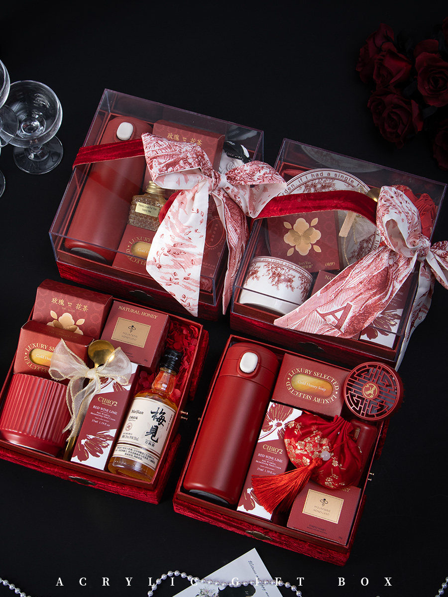 亞克力禮盒伴娘伴手禮 女結(jié)婚送姐妹團(tuán)禮物高檔實(shí)用回禮