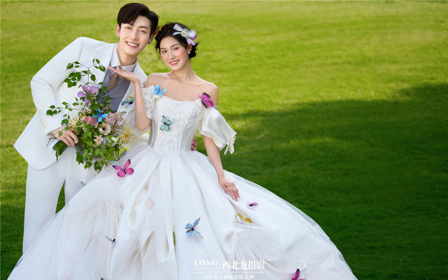 【西北龙摄影】直击少女心的森系氧气婚纱照
