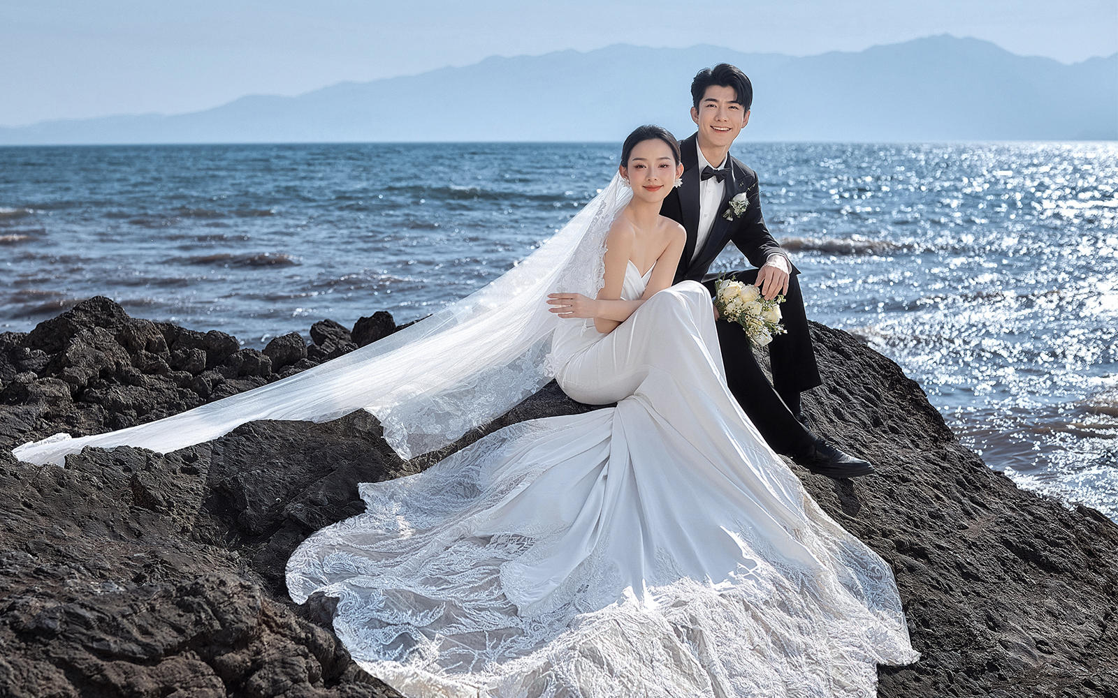 江景浪漫 | 礁石海浪	